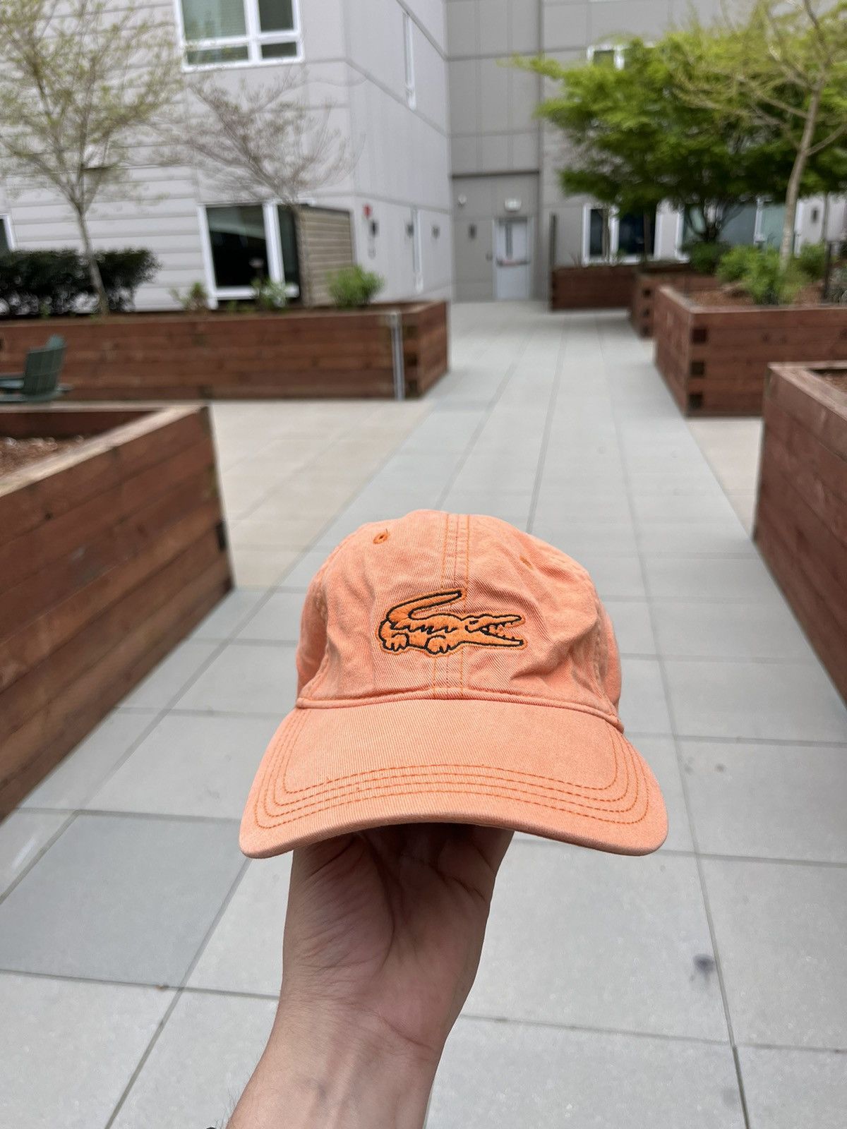 Lacoste × Vintage Vintage Lacoste Cap Hat Y2K Size ONE SIZE - 7 Thumbnail
