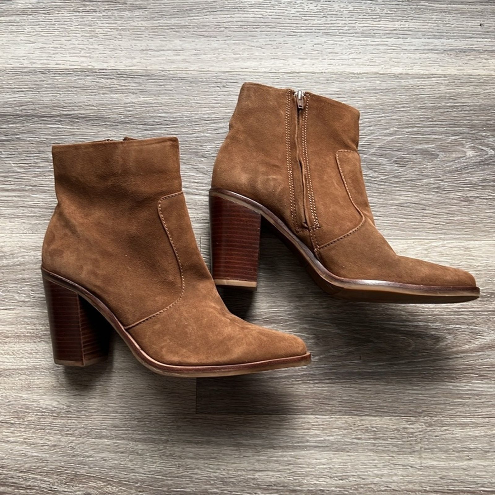 Other Gianni Bini Women’s Casual Leather Ankle Boots Brown Size10 Size US 10 / IT 40 - 5 Thumbnail