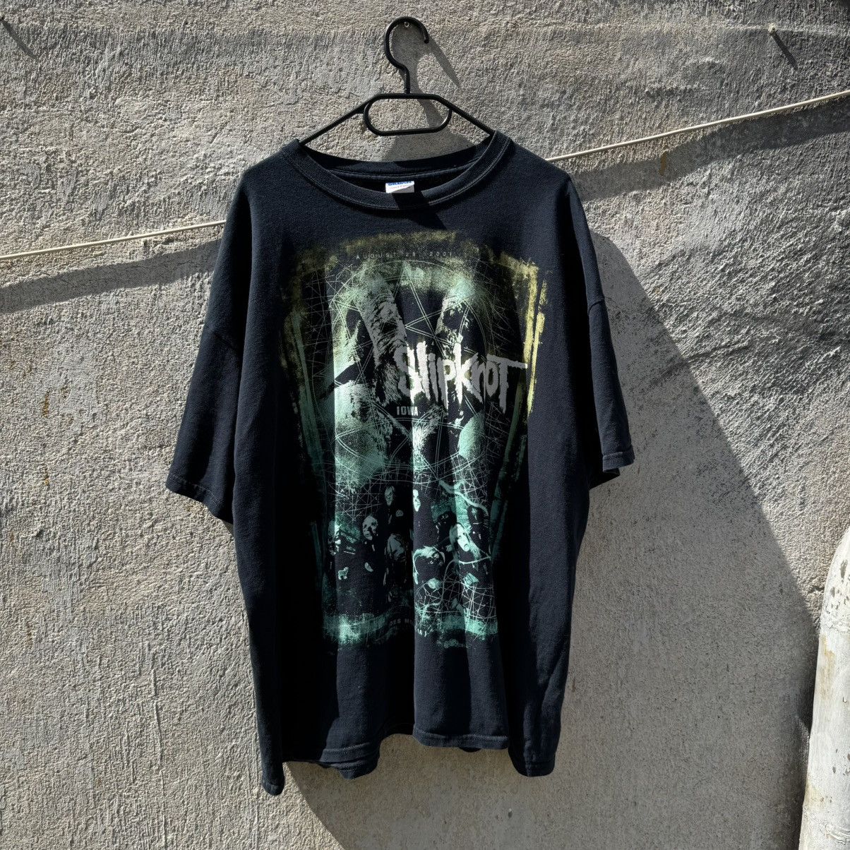 Slipknot Vintage Slipknot lOWA 00s Band Tee Oversized AOP Black Metal Size US XXL / EU 58 / 5 - 1 Thumbnail
