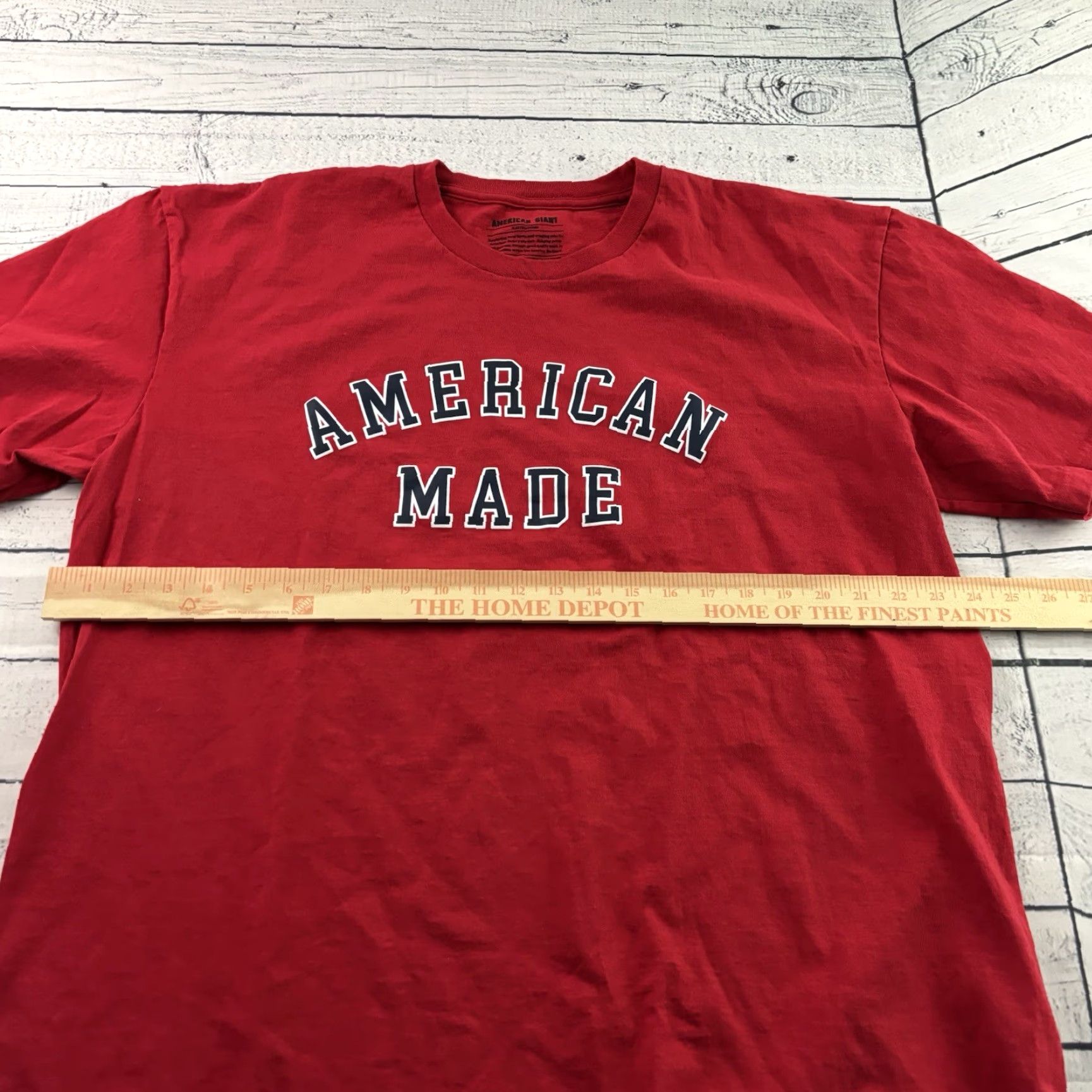 Vintage American Giant T-Shirt Mens 2XL Red Short Sleeve Shirt Size US XXL / EU 58 / 5 - 5 Thumbnail