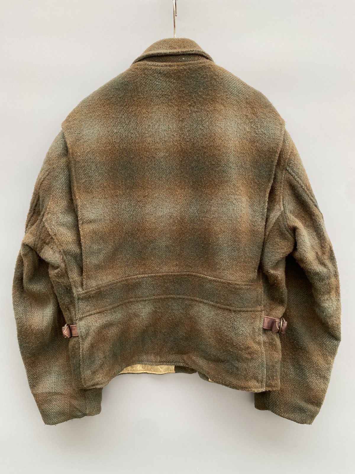 Golden Bear 1980s Melton Wool Tartan Jacket Size US L / EU 52-54 / 3 - 2 Thumbnail