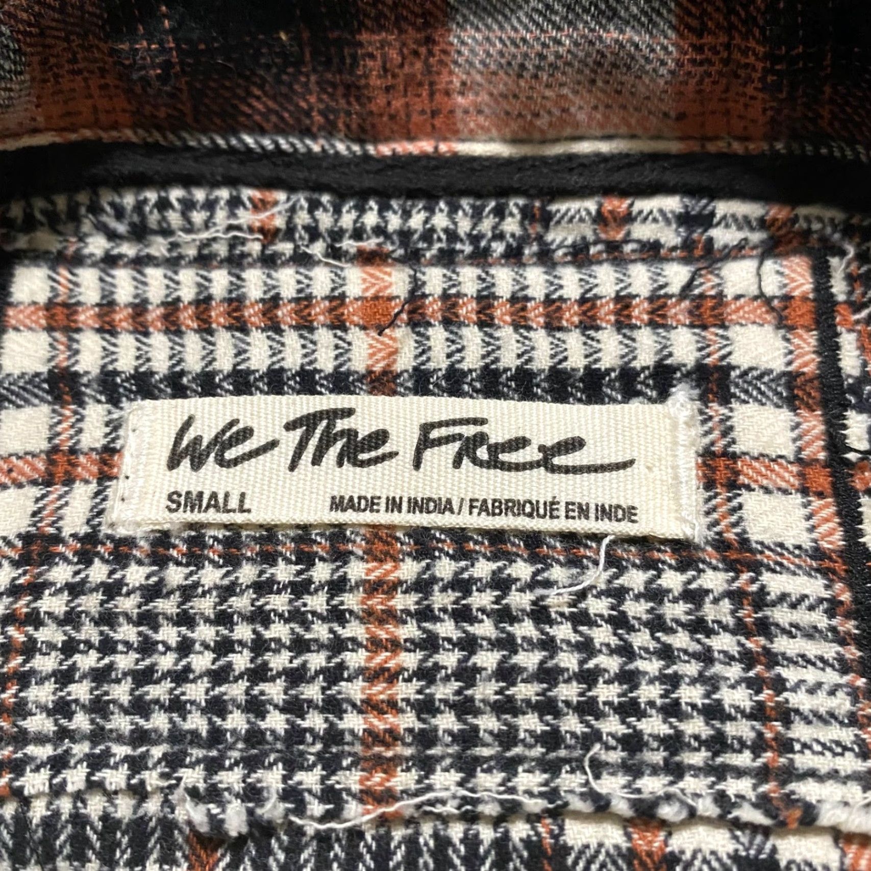 Free People Free People Womens Small Shirt Multicolor Wildfire Plaid Tunic Popover Oversize Size S / US 4 / IT 40 - 3 Thumbnail