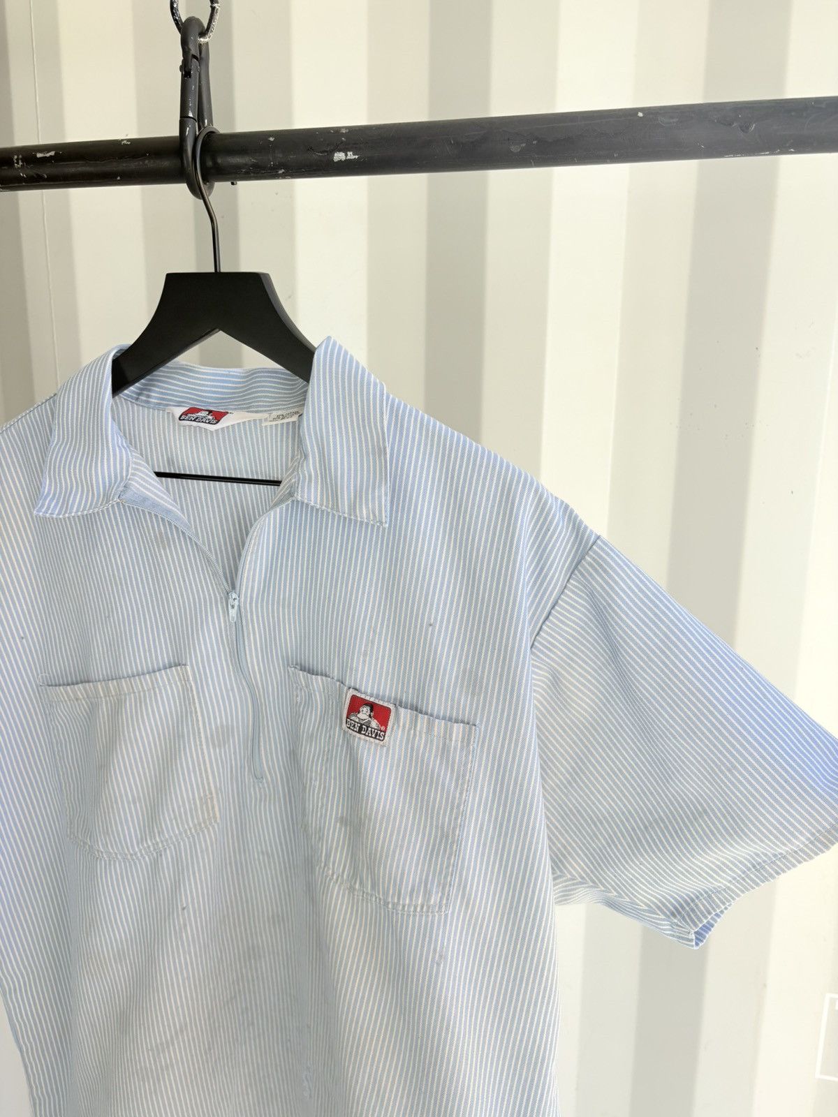 Vintage Vintage Ben Davis Shirt Faded Distressed Grunge Size US L / EU 52-54 / 3 - 3 Thumbnail