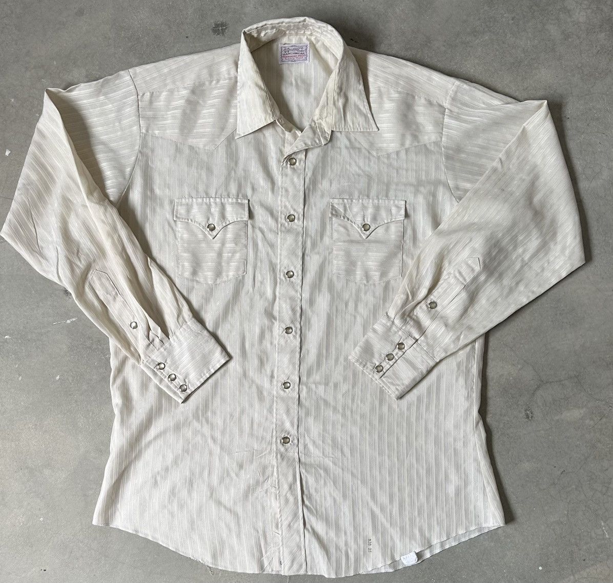 Western Rise VINTAGE HBARC RANCHWEAR WESTERN PEARL BUTTON SHIRT Size US XL / EU 56 / 4 - 1 Thumbnail