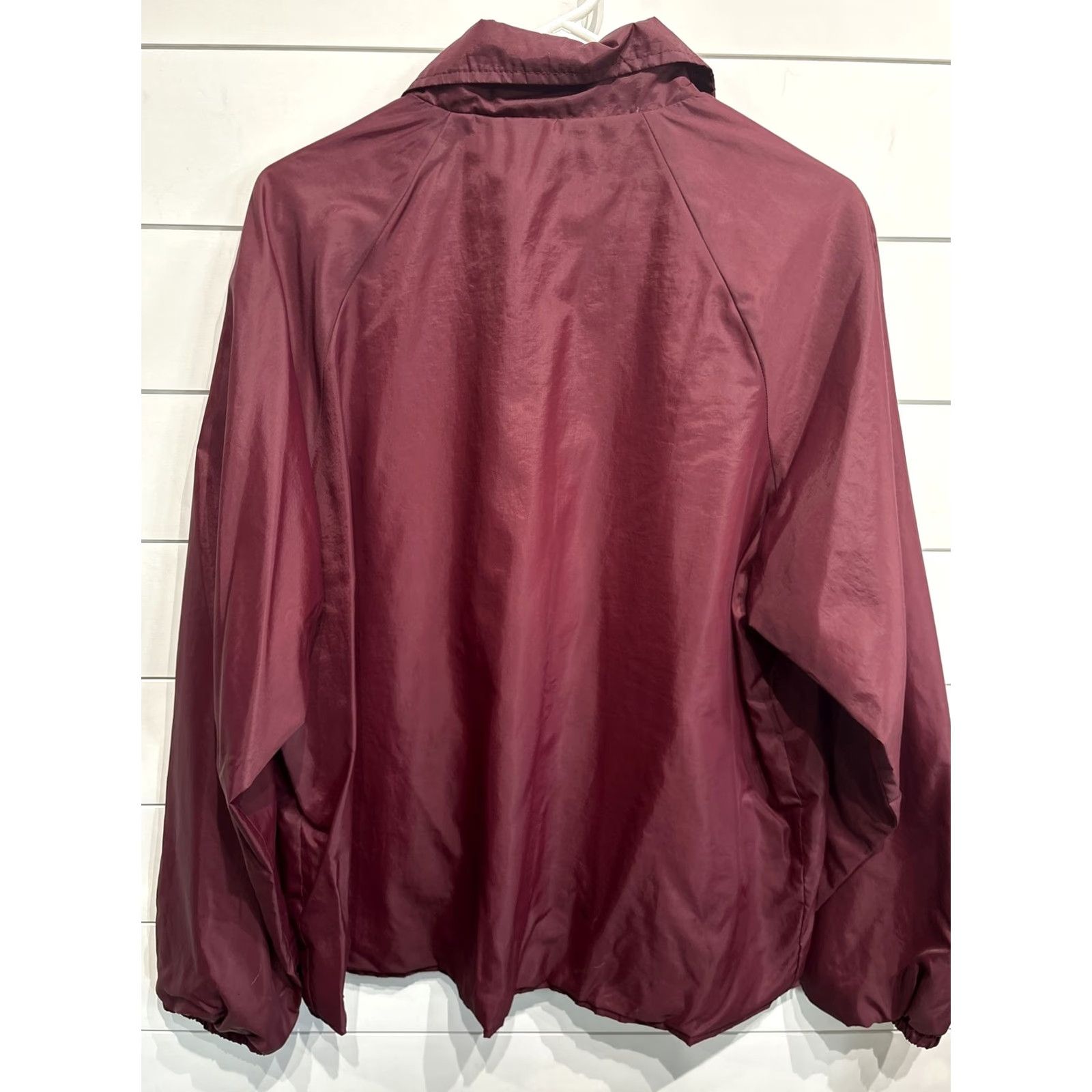 NCAA VINTAGE USC Trojans Jacket Mens Large Nylon Satin Quilted 80s Coat Maroon Sportswear USC Mens L Size US L / EU 52-54 / 3 - 5 Thumbnail
