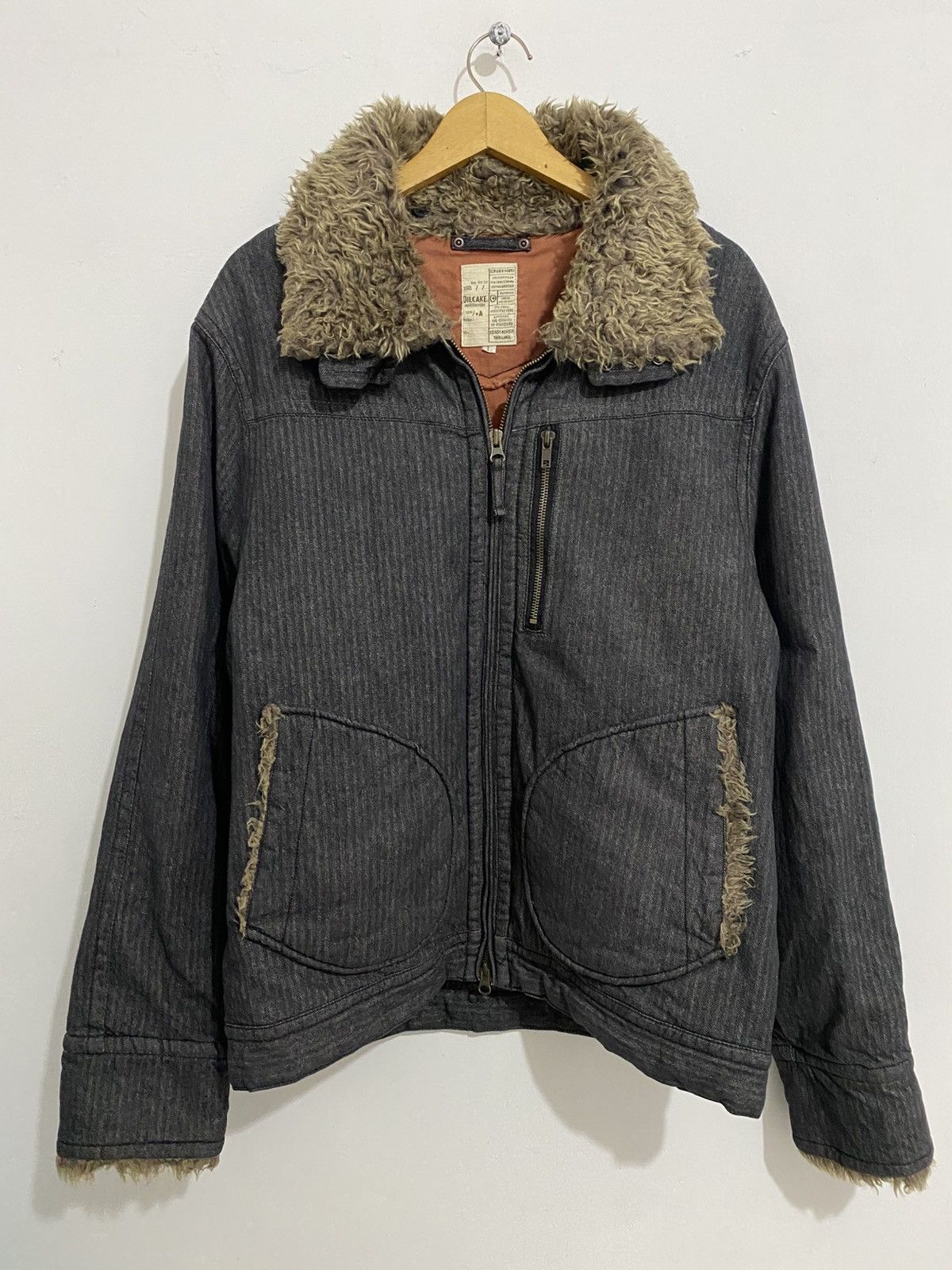 If Six Was Nine × Japanese Brand × Le Grande Bleu (L.G.B.) 💸BINDINGOFFER💸Oilcake denimfur jacket lgb ifsixwasnine Size US L / EU 52-54 / 3 - 1 Thumbnail