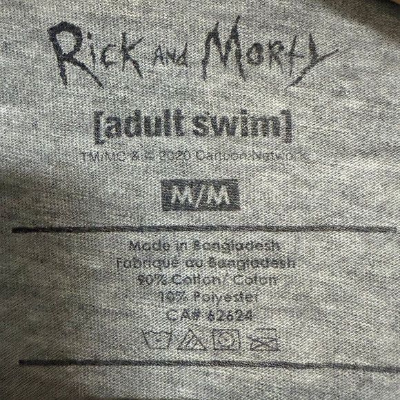 Other Rick and Morty Adult Swim Graphic T-Shirt Gray Men’s Size M Size US M / EU 48-50 / 2 - 3 Thumbnail
