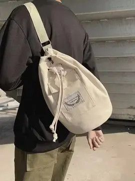 Shoulder Bag Vintage Japananese Brand in Beige, Men's