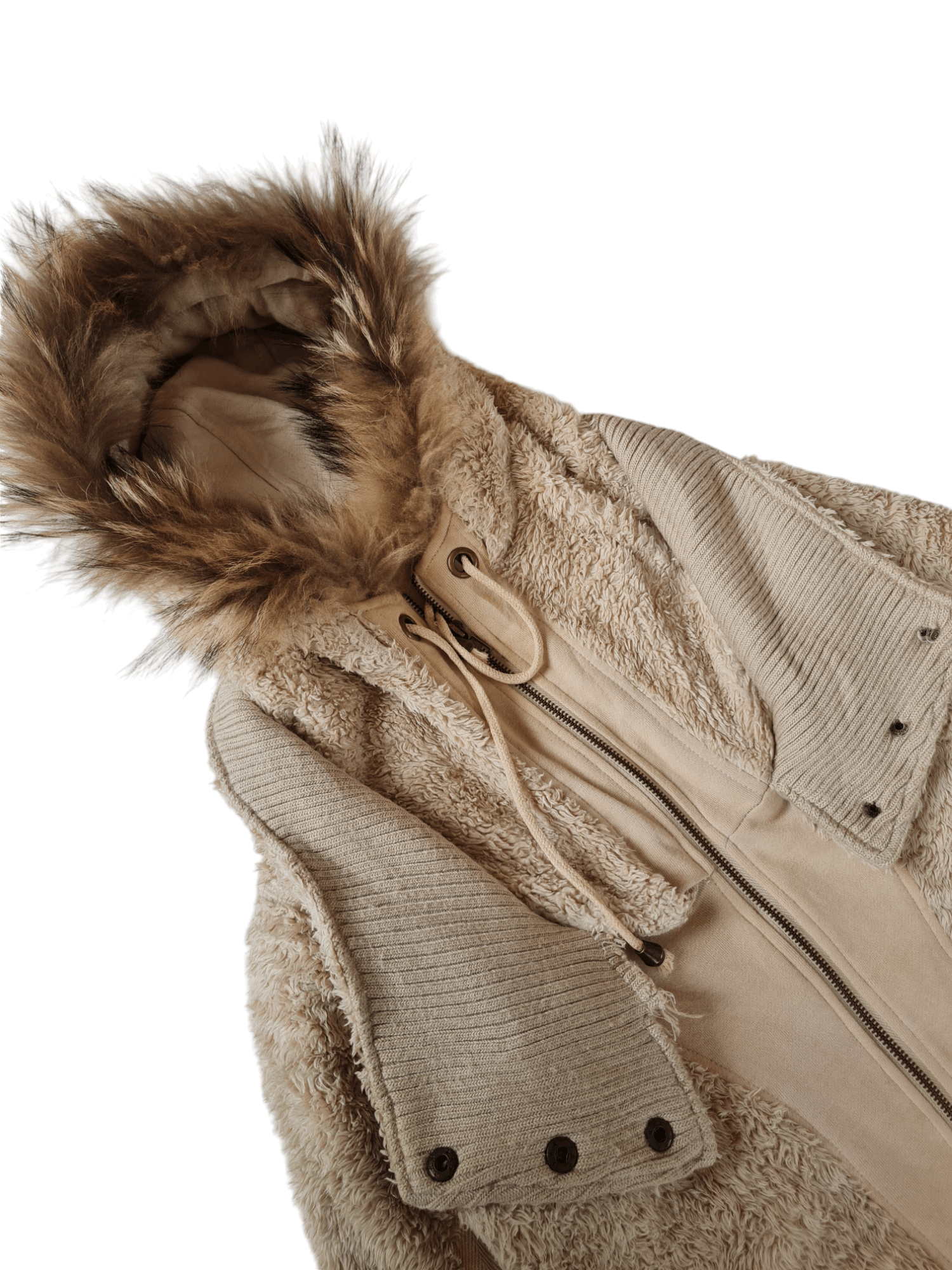 If Six Was Nine Vtg L.A Glitter Fur Jacket Size US L / EU 52-54 / 3 - 3 Thumbnail
