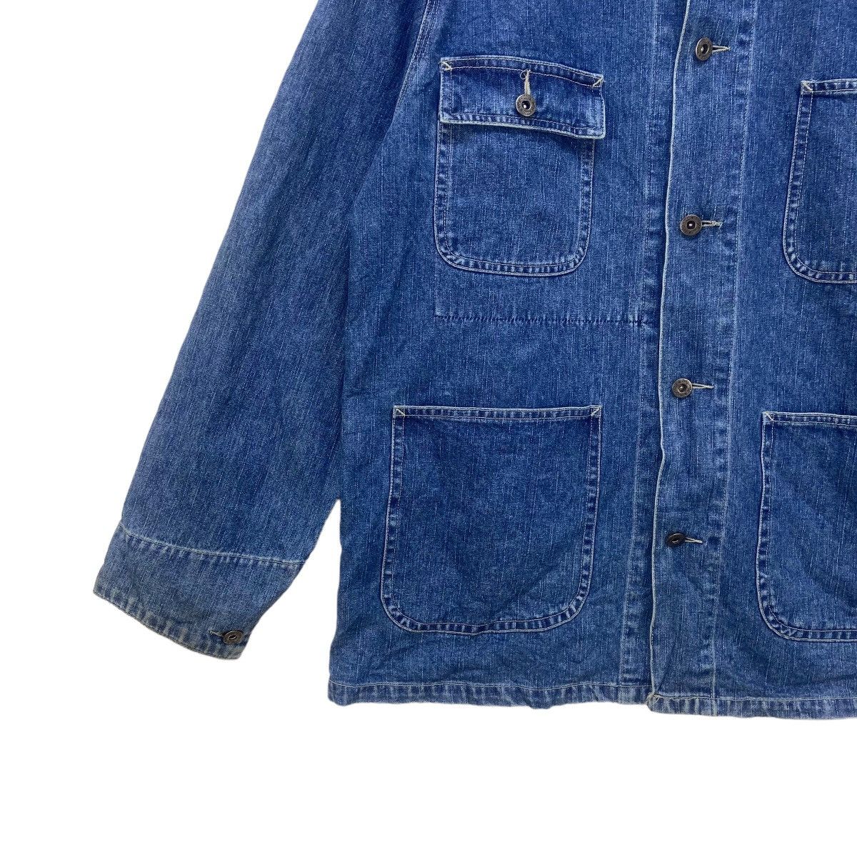 Japanese Brand Vintage Machope Japanese Brand Michigan Chore Denim Jacket Size US M / EU 48-50 / 2 - 6 Thumbnail