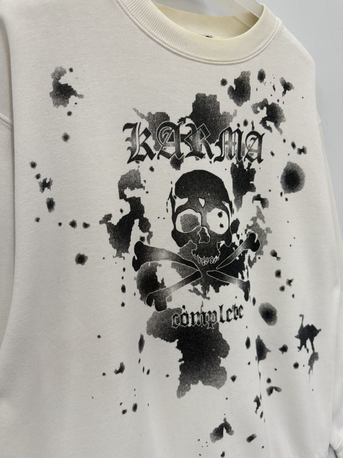 If Six Was Nine 🔥 Japan Streetwear Karma Complete Wing Skull Gothic Sweat Size US M / EU 48-50 / 2 - 5 Thumbnail