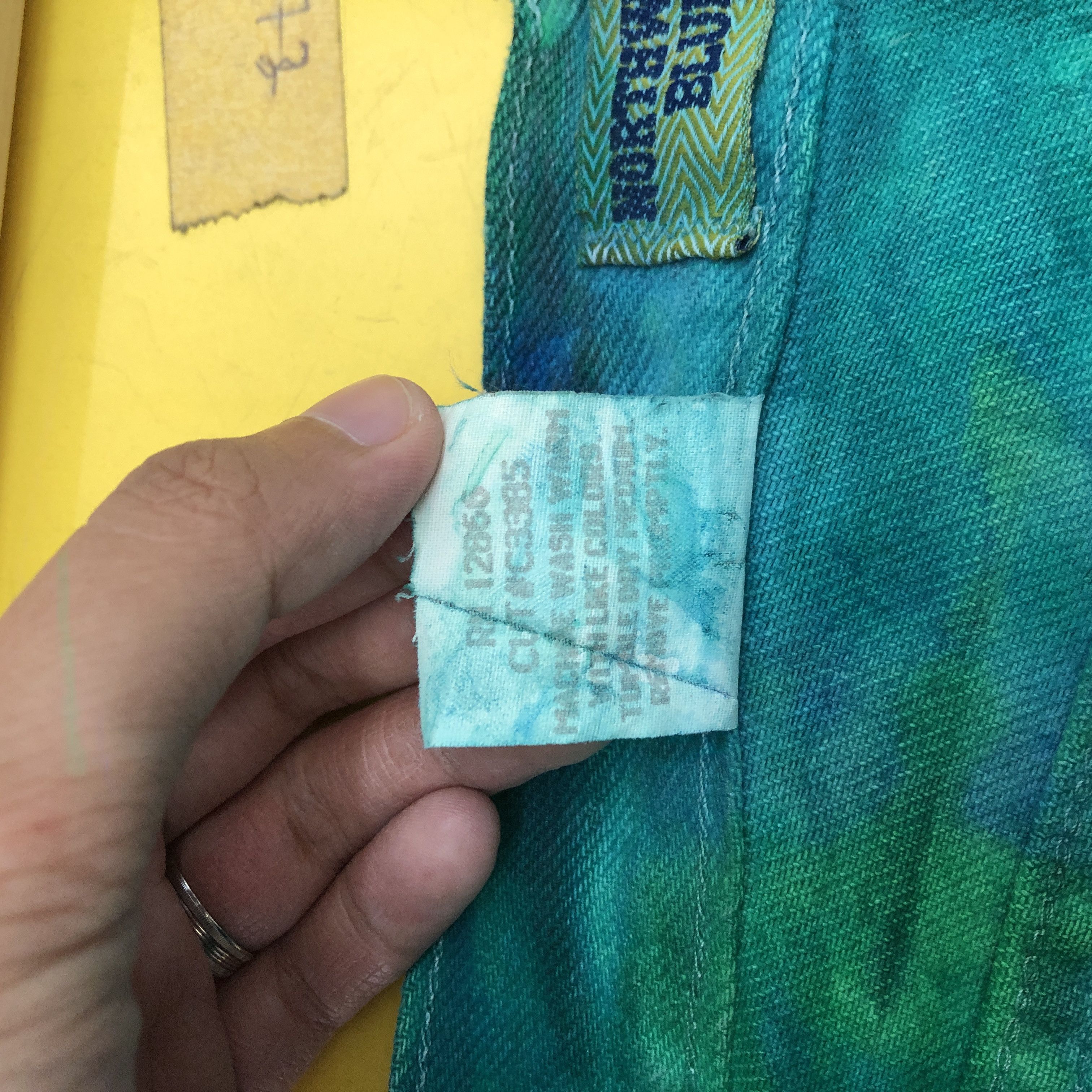 Vintage Vintage 80s Designer Tie Dye Jeans Denim Pants Size 28" / US 6 / IT 42 - 7 Thumbnail