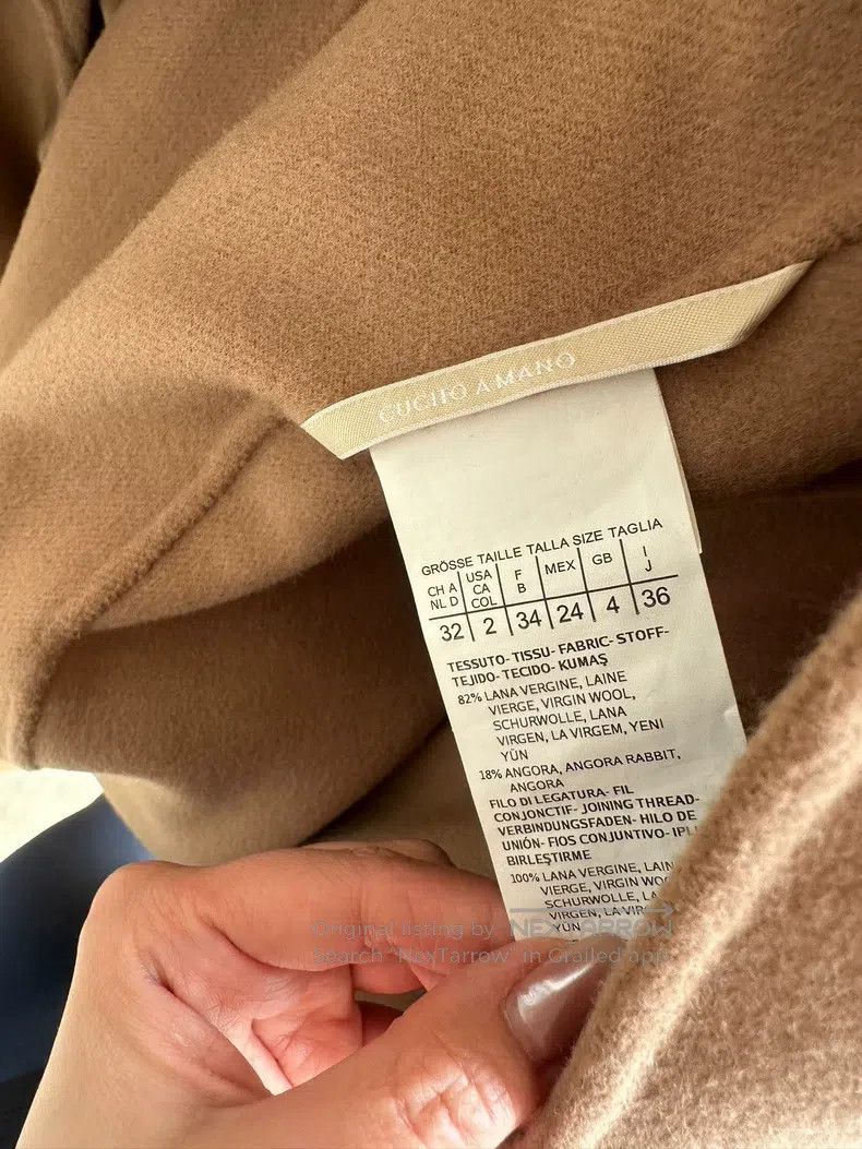Max Mara Max Mara Autumn-Winter Double-Faced Wool Coat Jacket Seven Size S / US 4 / IT 40 - 7 Thumbnail