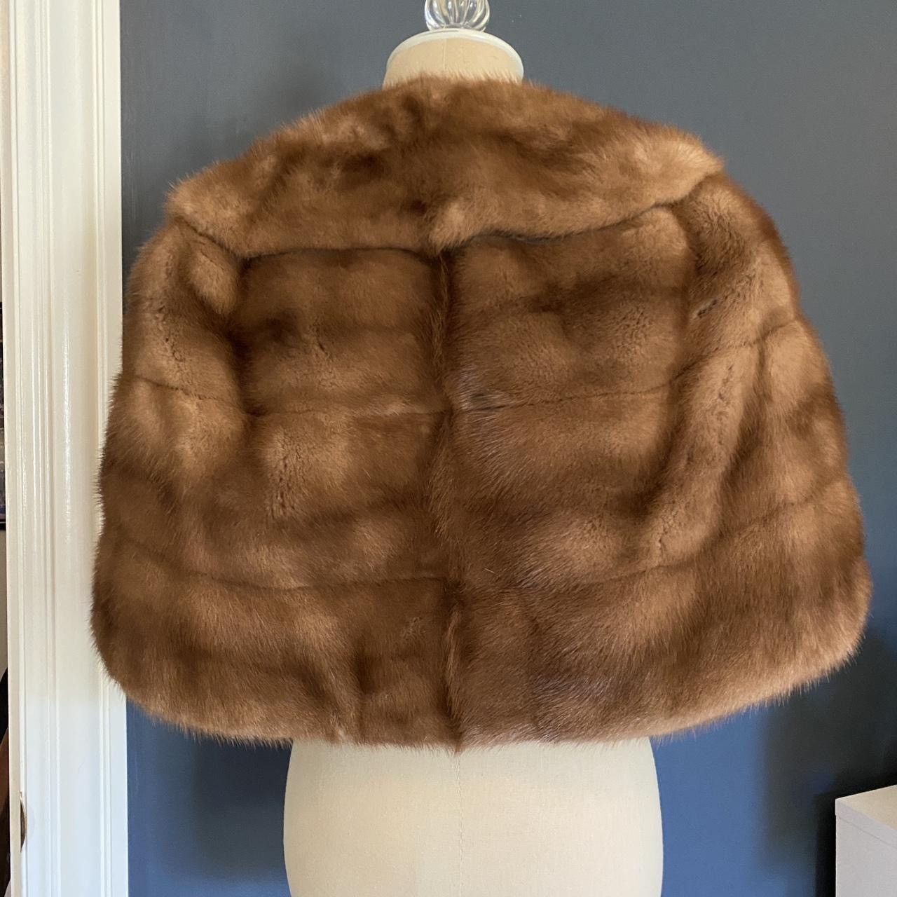 Vintage Beautiful vintage mink fur stole/shawl Size ONE SIZE - 2 Thumbnail