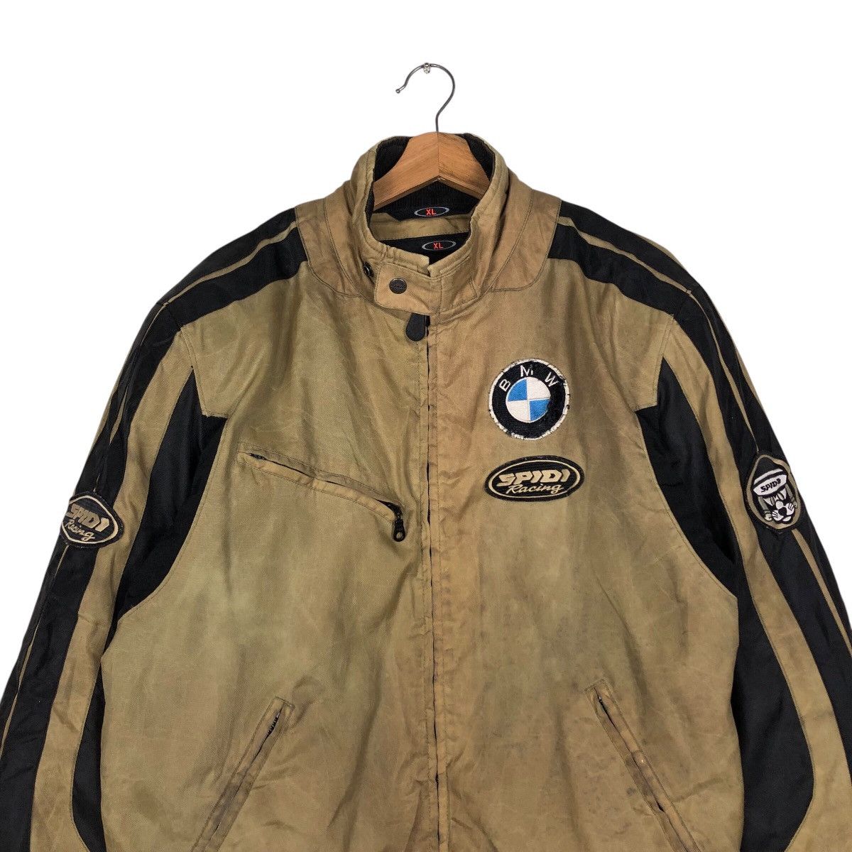 Hein Gericke 📌Vintage Spidi Racing Biker Jacket Bmw Patch Big Logo Size US XL / EU 56 / 4 - 4 Thumbnail