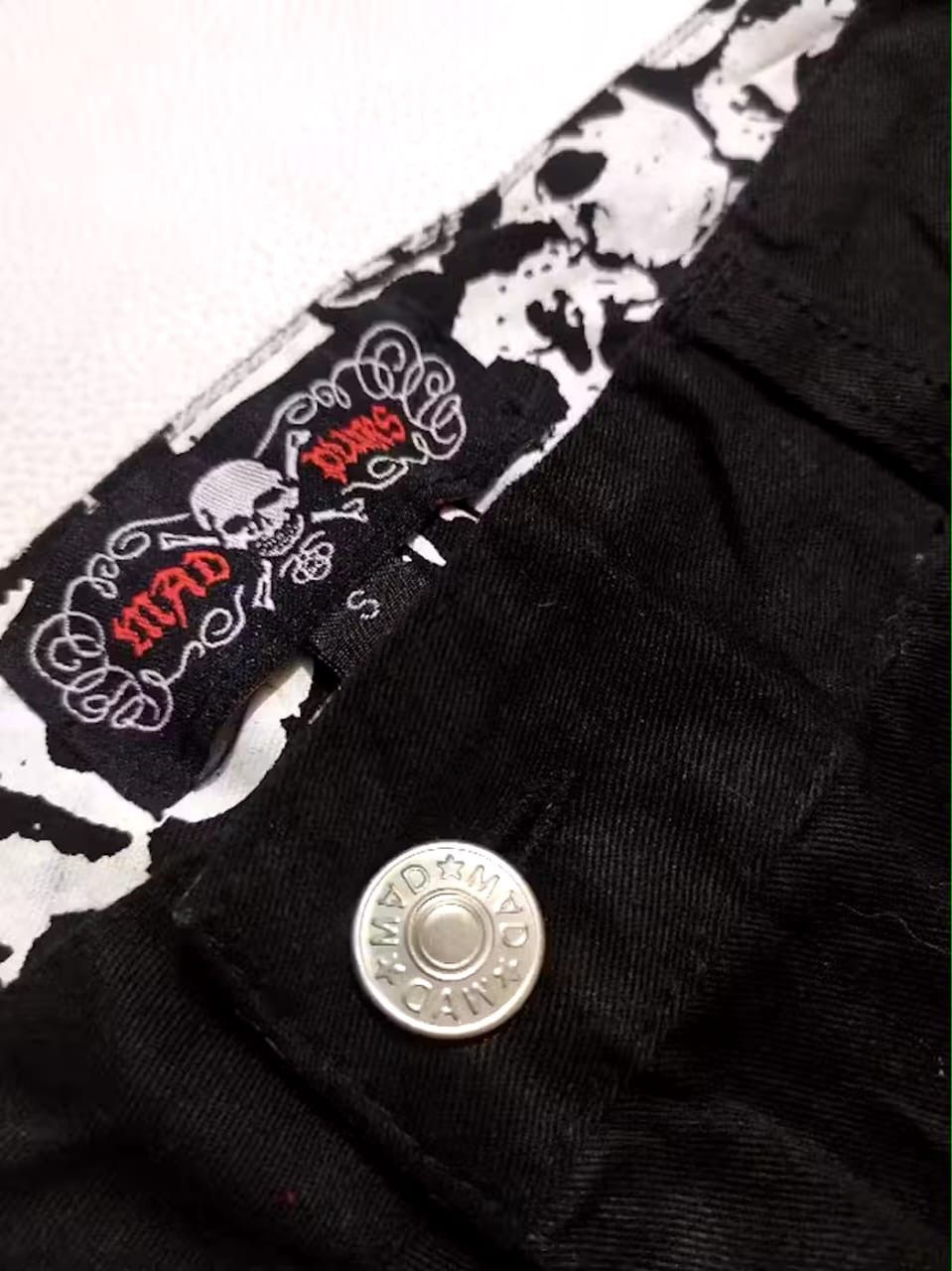Japanese Brand Mad Punk Bondage Gothic With nice Back zipper Pants Size US 29 - 16 Thumbnail