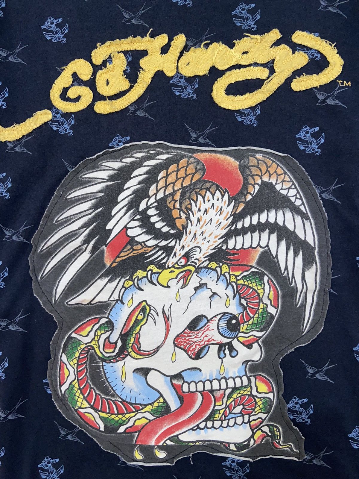 Christian Audigier × Ed Hardy × Vintage Vintage Ed Hardy By Christian Audigiter Y2K t shirt tee Size US L / EU 52-54 / 3 - 5 Thumbnail