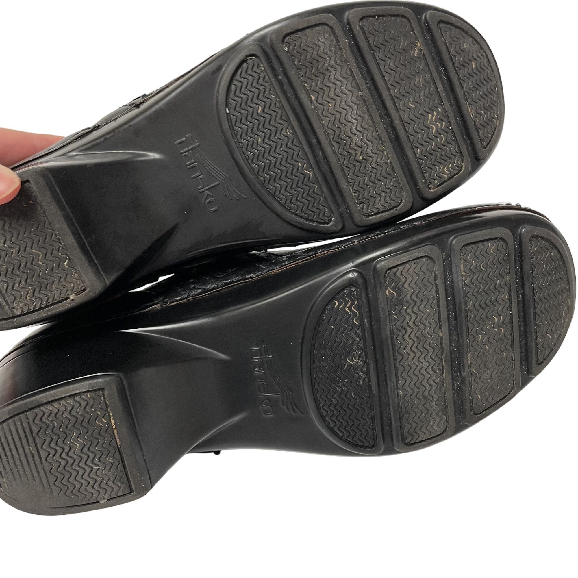 Dansko Dansko Black Leather PRO Medical Shoes Professional Clogs Size US 6.5 / IT 36.5 - 6 Thumbnail