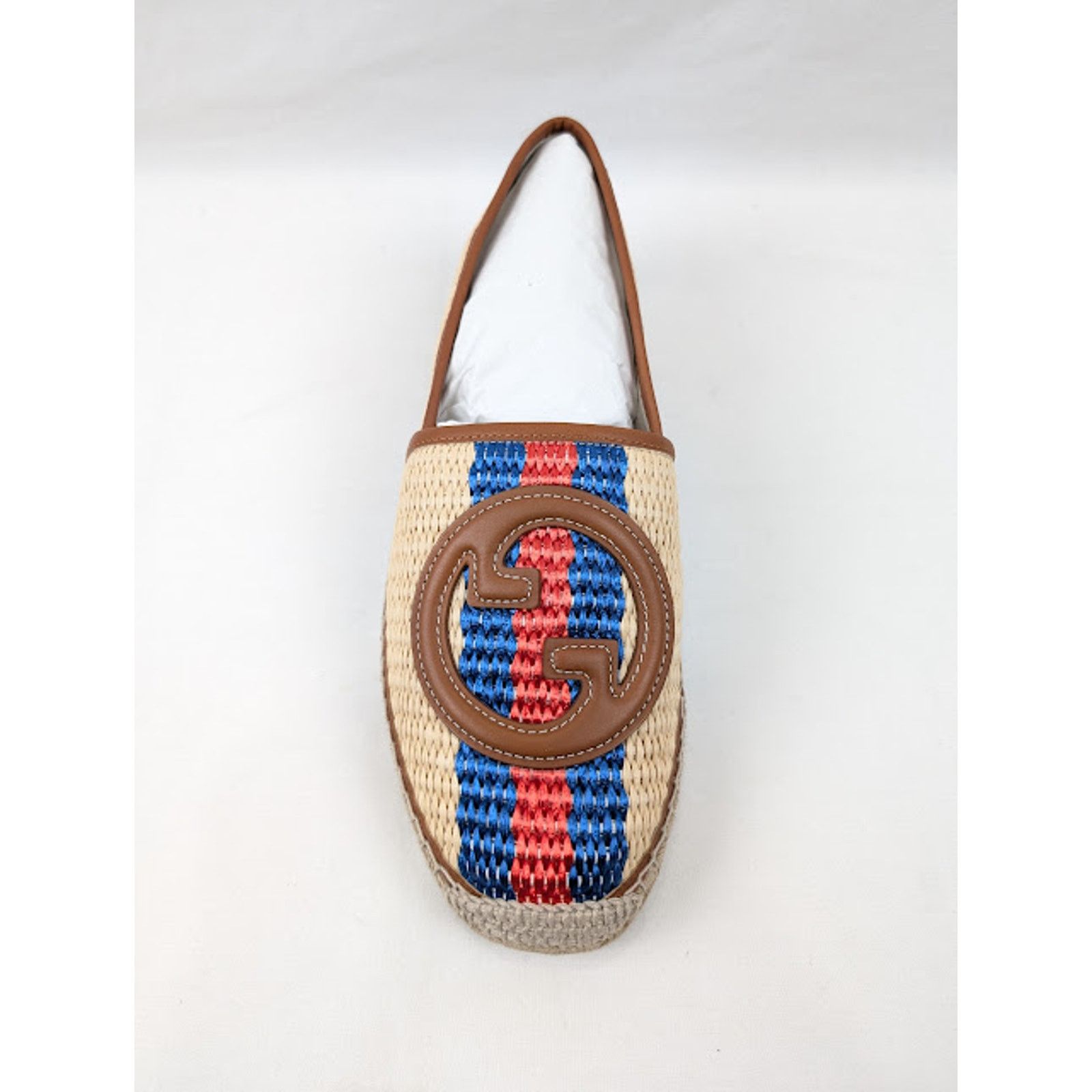 Gucci o1rshd1 Interlocking G Raffia Espadrilles in Multicolor Size US 9 / EU 42 - 6 Thumbnail