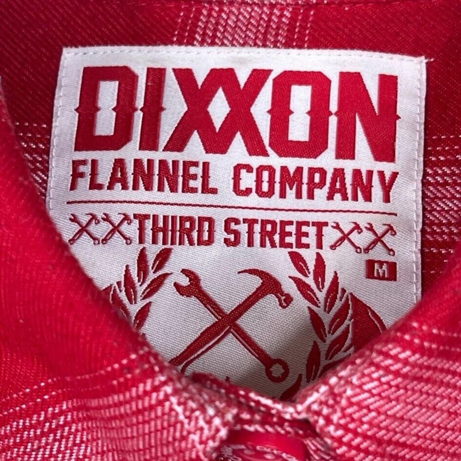 Dixxon DIXXON Red and White Plaid Button-Down Shirt Size M / US 6-8 / IT 42-44 - 8 Thumbnail