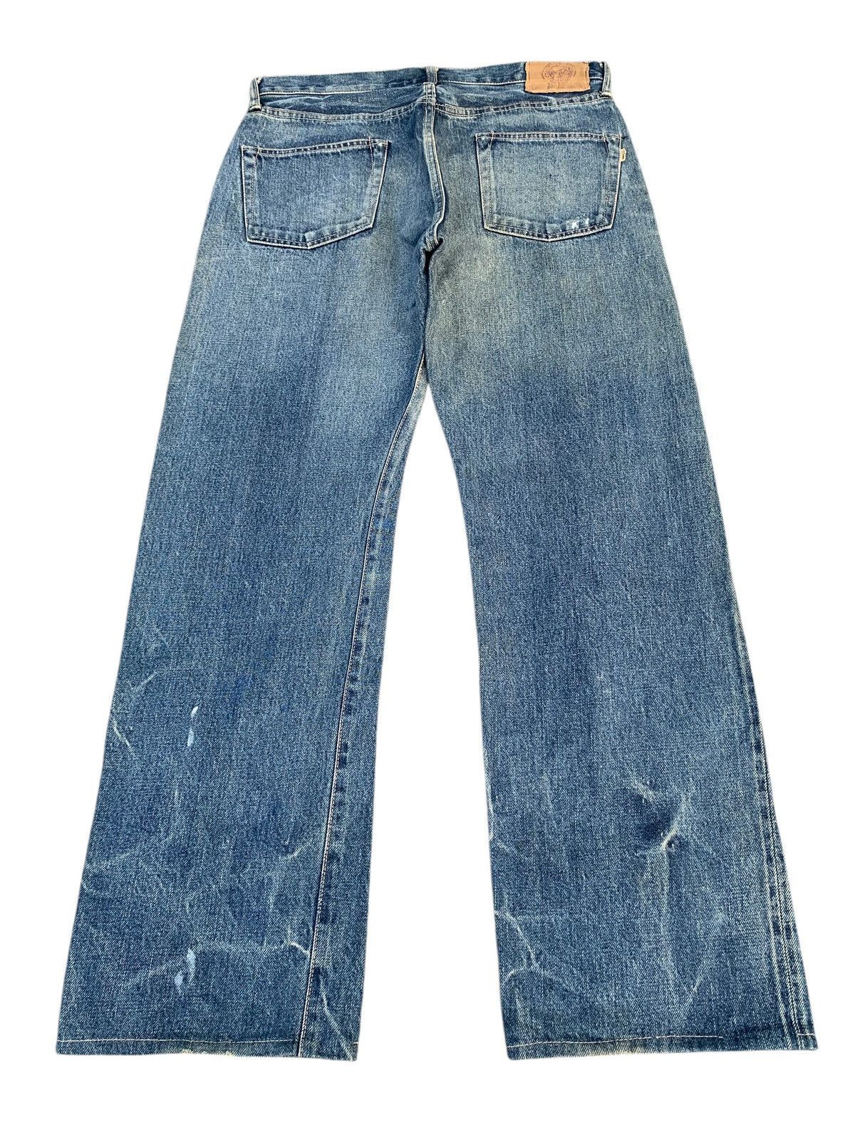 OMNIGOD VINTAGE OMNIGOD 5009 SELVEDGE JAPANESE DISTRESSED DENIM Size US 33 - 4 Thumbnail
