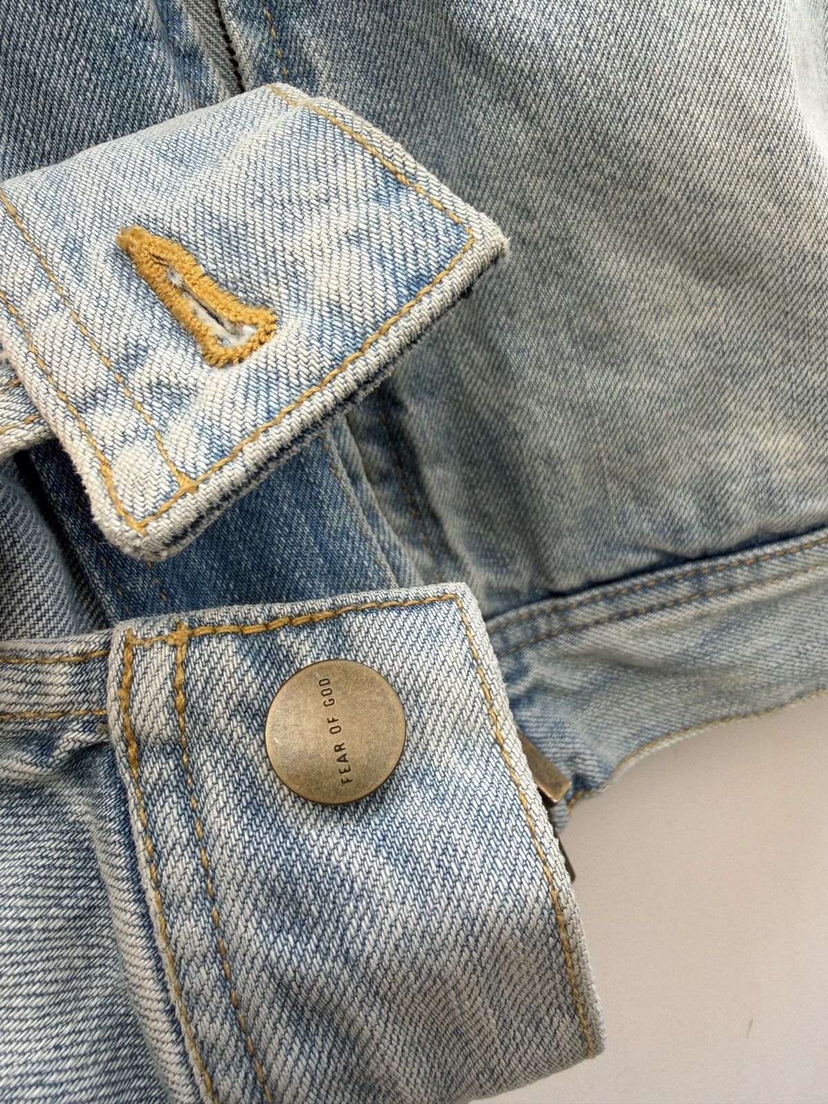 Fear of God Fear Of God Eternal Collection Denim Cropped Jacket Size US L / EU 52-54 / 3 - 11 Thumbnail