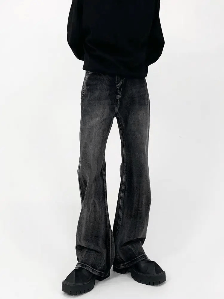 Japanese Brand × Jean High street washed vintage slightly flared jeans Size US 32 / EU 48 - 2 Thumbnail