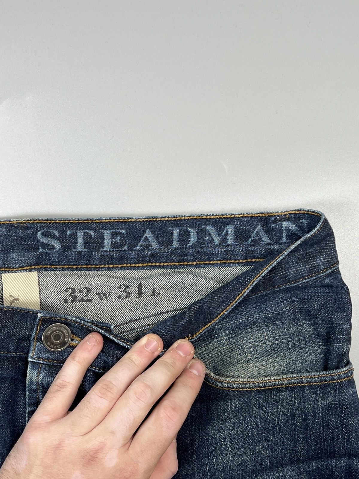 Burberry Burberry Brit Steadman Slim Fit Denim Jeans Pants (Y0593) Size US 32 / EU 48 - 6 Thumbnail