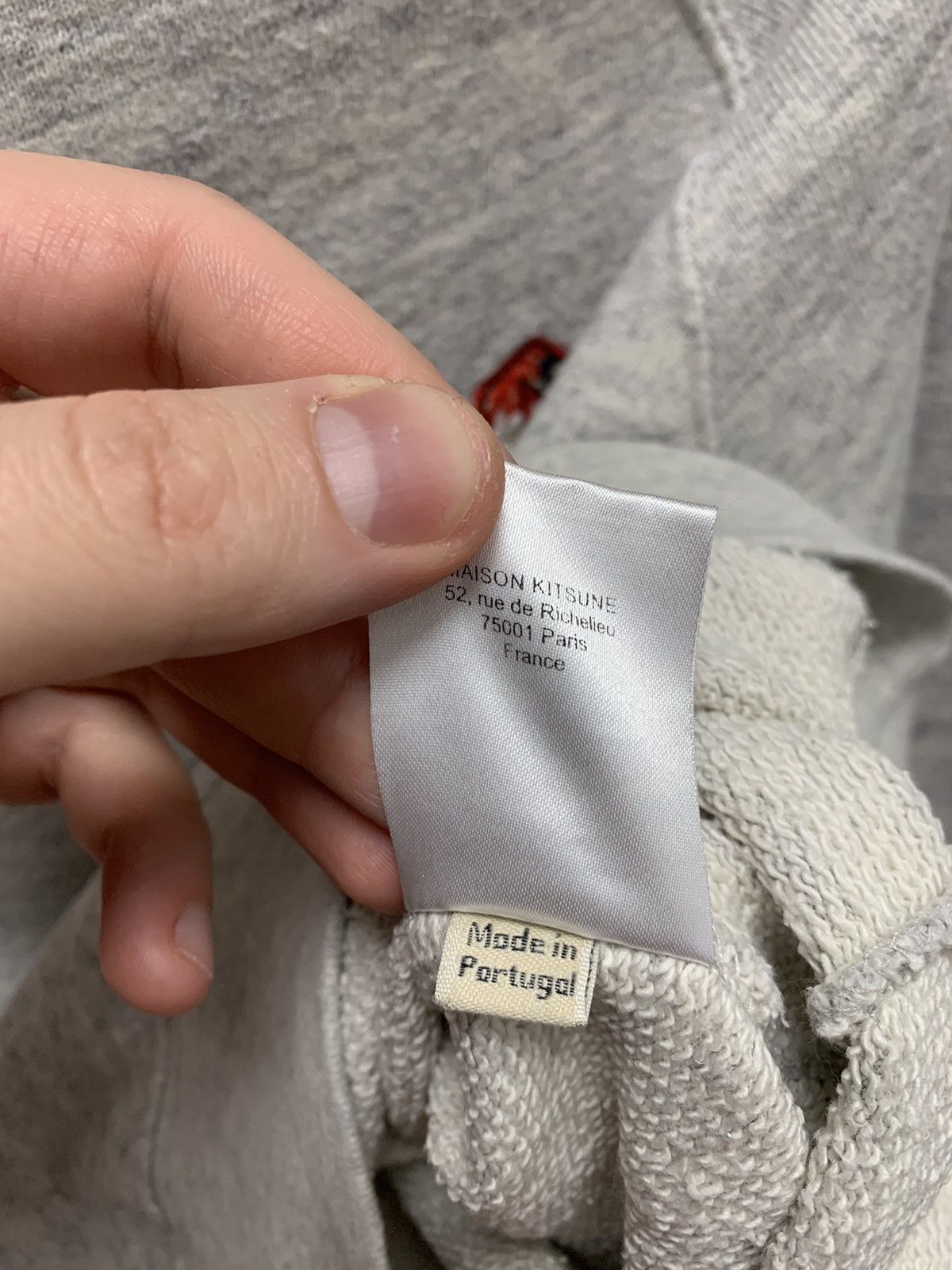 Maison Kitsune Maison Kitsune Romance grey sweatshirt M size Size US M / EU 48-50 / 2 - 7 Thumbnail