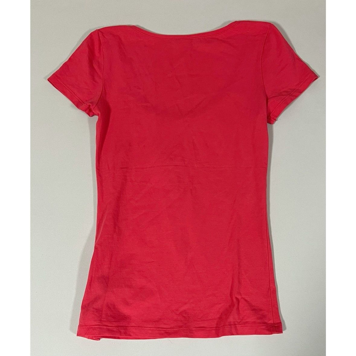 Japanese Brand Pink Magenta Solid Short Sleeve T-Shirt Top Blouse Tee XS 🩷 Size XS / US 0-2 / IT 36-38 - 3 Thumbnail