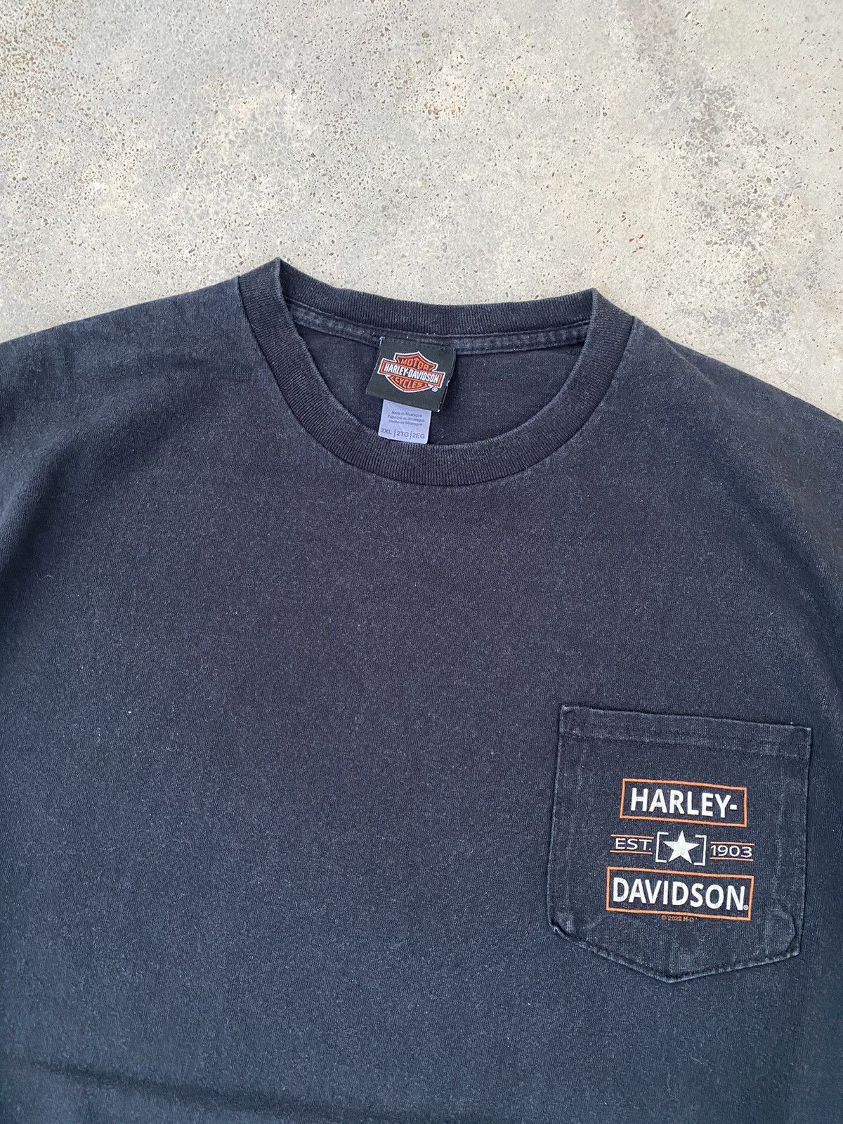 Harley Davidson Vintage Harley-Davidson Ride Live TacomaT-Shirt Size US XXL / EU 58 / 5 - 5 Thumbnail