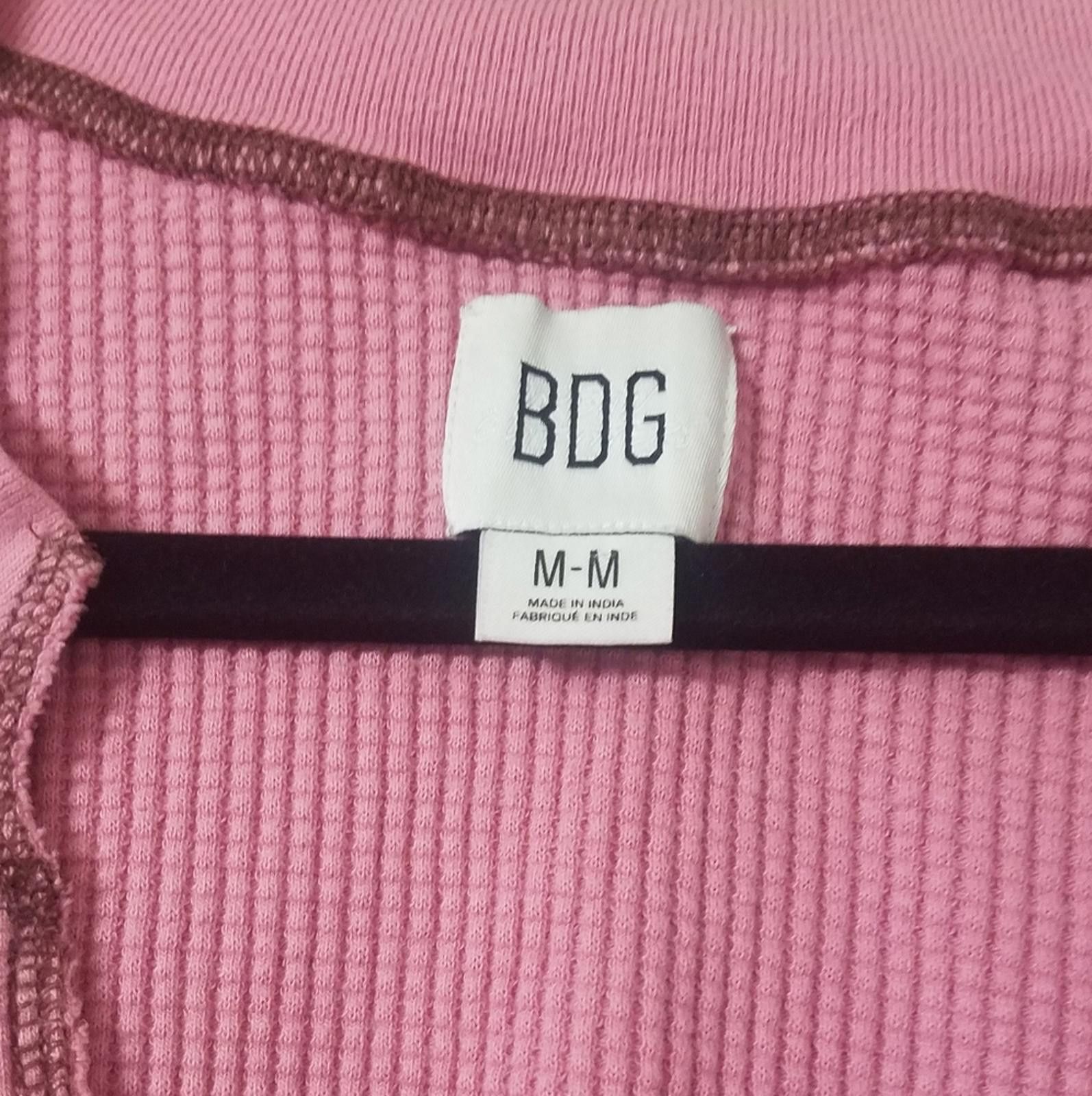 Other BCG Pink Waffle Knit Pullover Size Medium Size M / US 6-8 / IT 42-44 - 3 Thumbnail