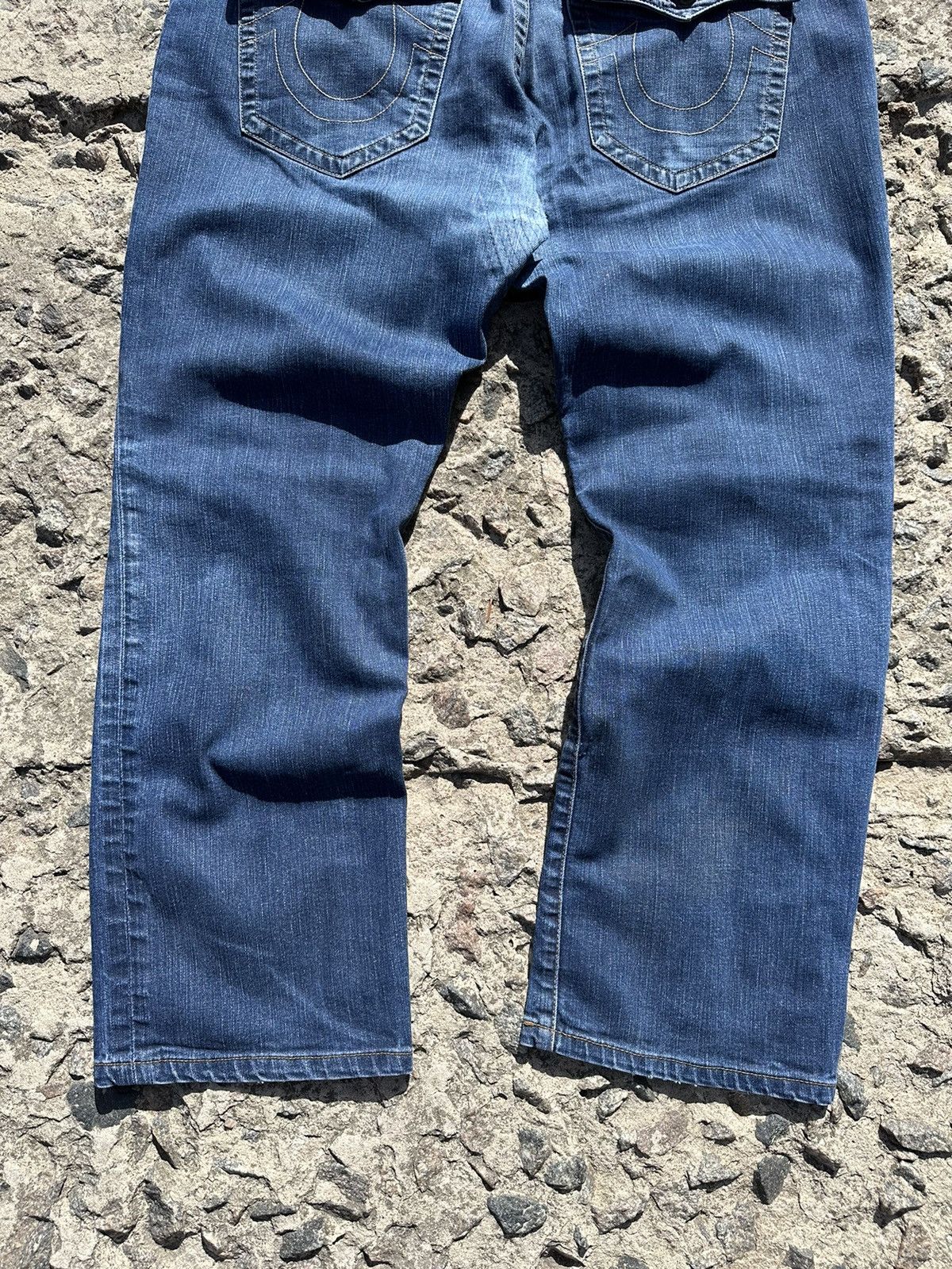 True Religion × Vintage True Religion Ricky Straight Jeans Pants Size US 40 / EU 56 - 6 Thumbnail