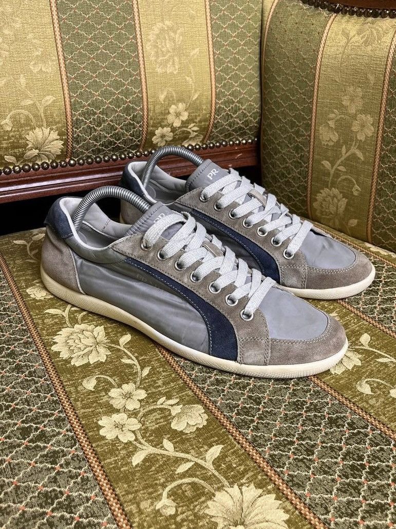 Prada VINTAGE PRADA 00’s SPORT NYLON SNEAKERS RARE EUR 44 Size US 11 / EU 44 - 1 Thumbnail