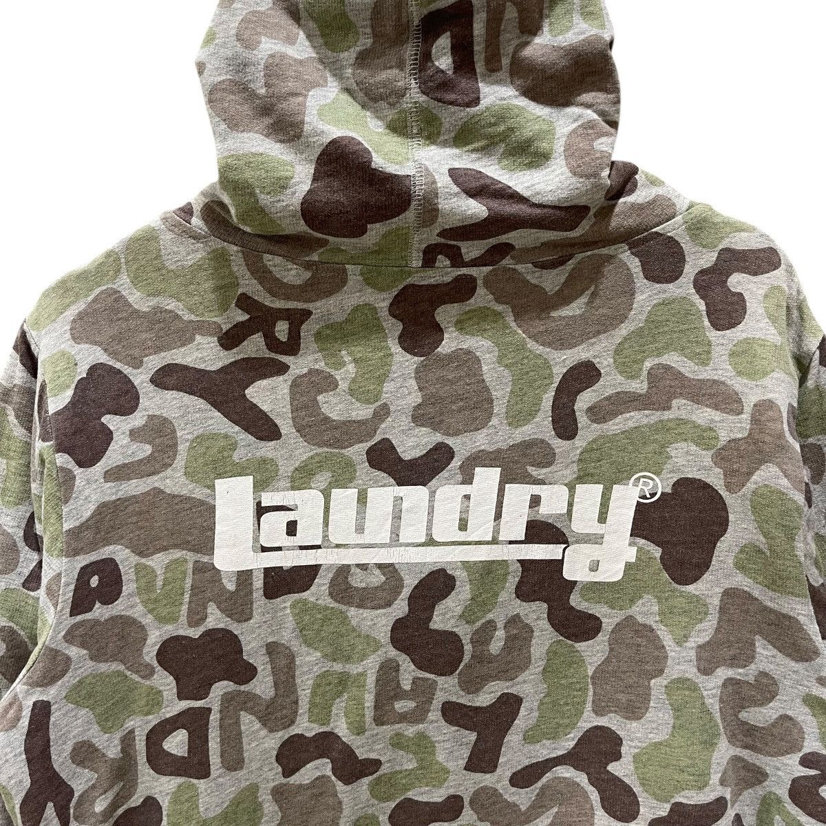 Japanese Brand Vintage Laundry Camouflage Full Zipper Hoodie Jacket Size US M / EU 48-50 / 2 - 12 Thumbnail