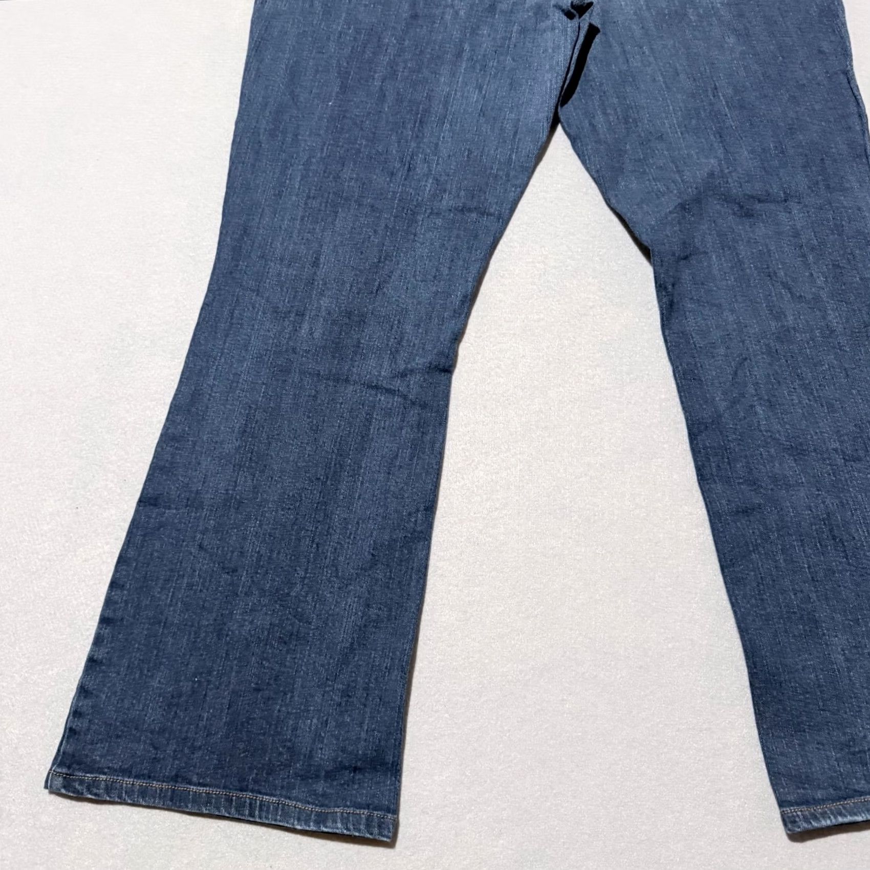Vintage Smith's Bootcut Jeans Women's Blue Denim Dark Wash Mid-Rise Slim Fit - 16 Size 38" / US 16 / IT 52 - 7 Thumbnail