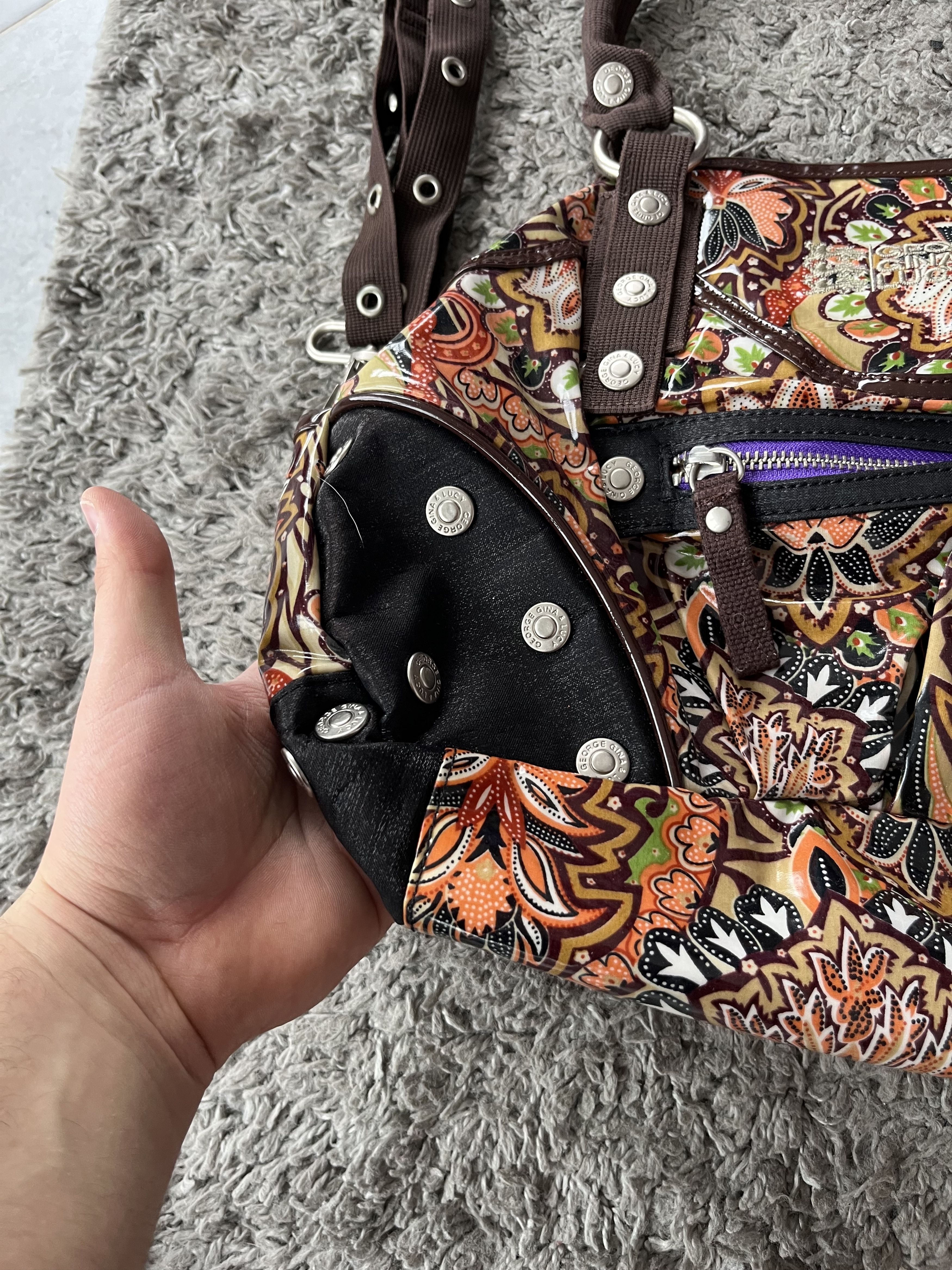 George Gina & Lucy Vintage GG&L Handbags TUMATAVENGA Y2K Style Streetwear Size ONE SIZE - 4 Thumbnail
