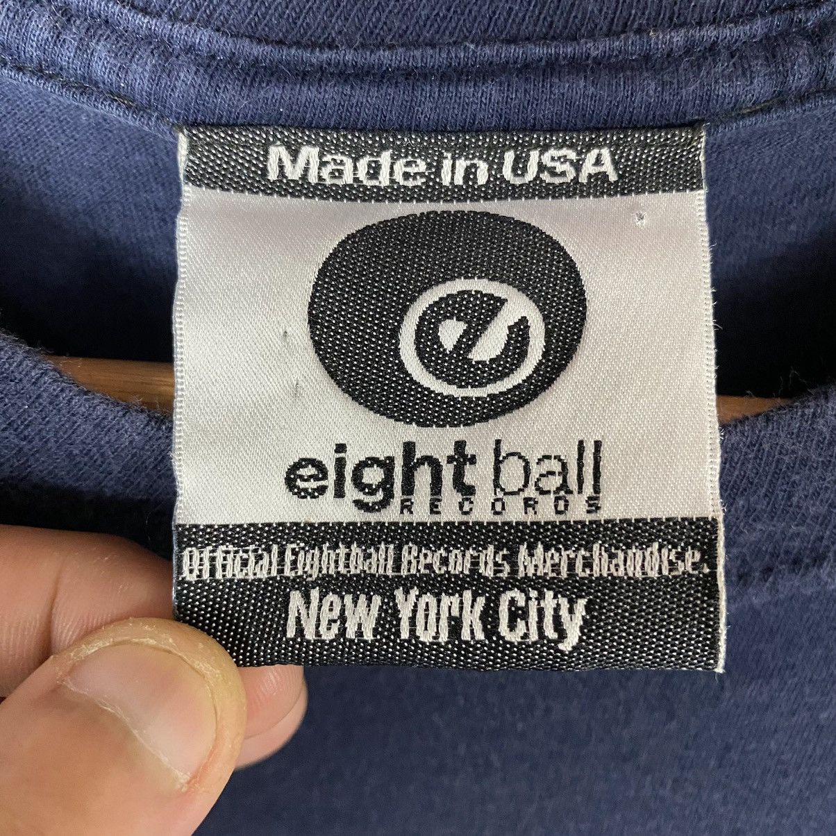 Rap Tees 1995 EIGHT BALL RECORDS NEW YORK LABEL HOUSE HIP-HOP RAPTEES Size US L / EU 52-54 / 3 - 9 Thumbnail