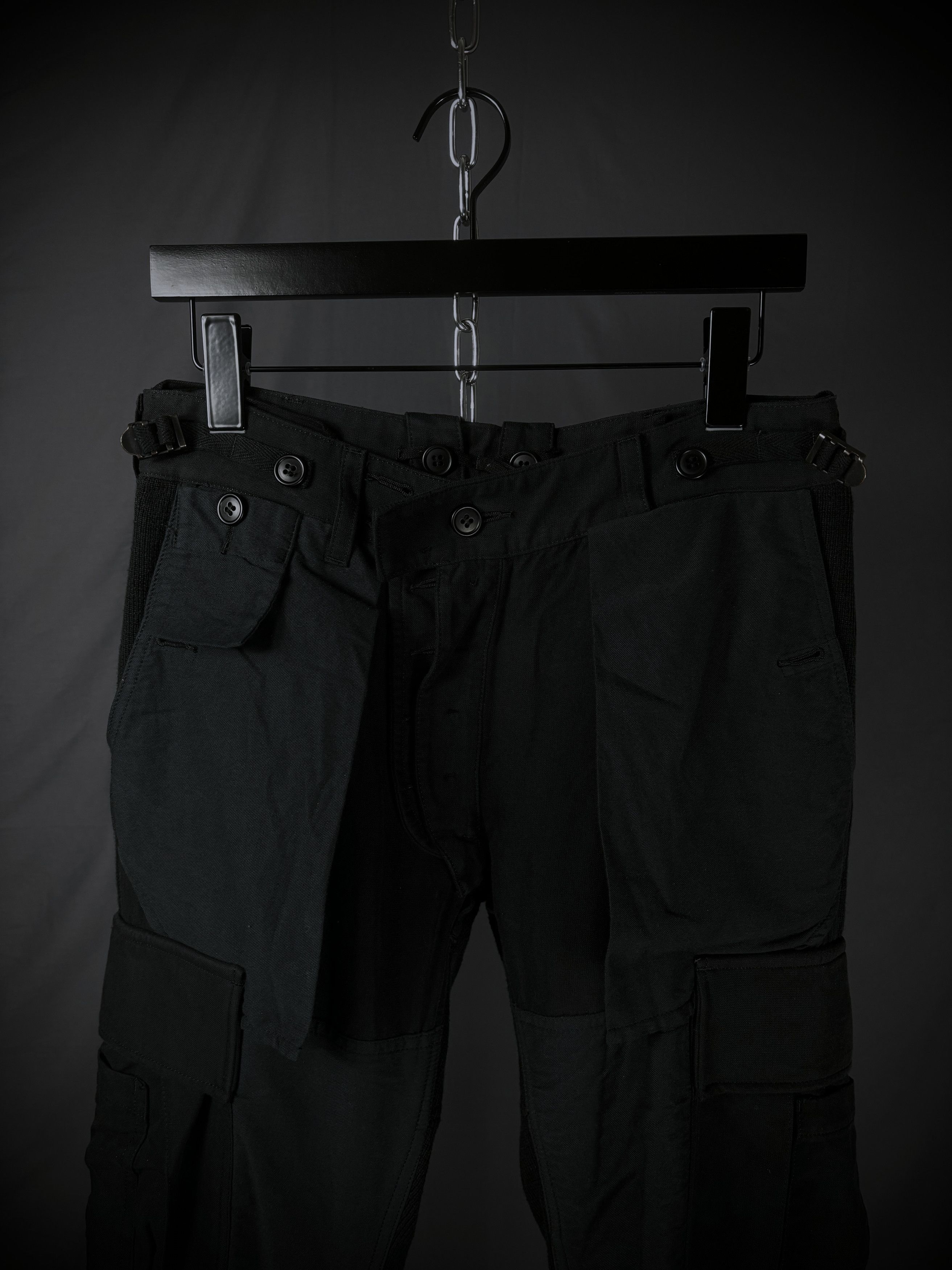 Maison MIHARA YASUHIRO Miharayasuhiro 3D Hybrid Cargo Pants – 2000s Size US 30 / EU 46 - 2 Thumbnail