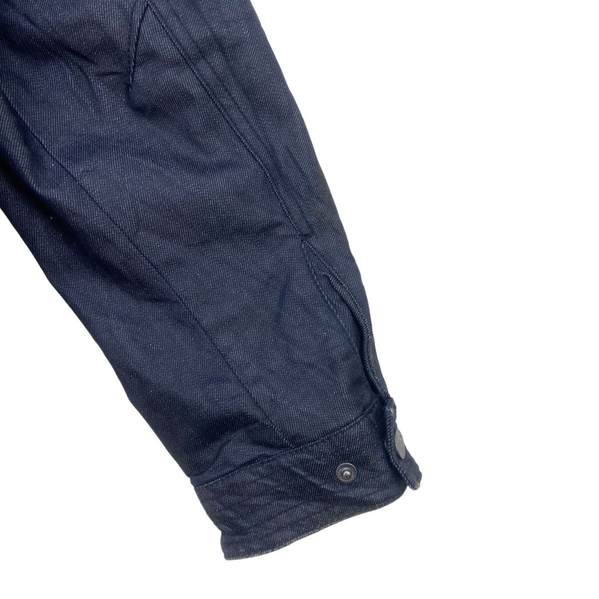 Japanese Brand × WE Fashion We Fashion Biker Soft Denim Holmes Jacket Size US M / EU 48-50 / 2 - 12 Thumbnail
