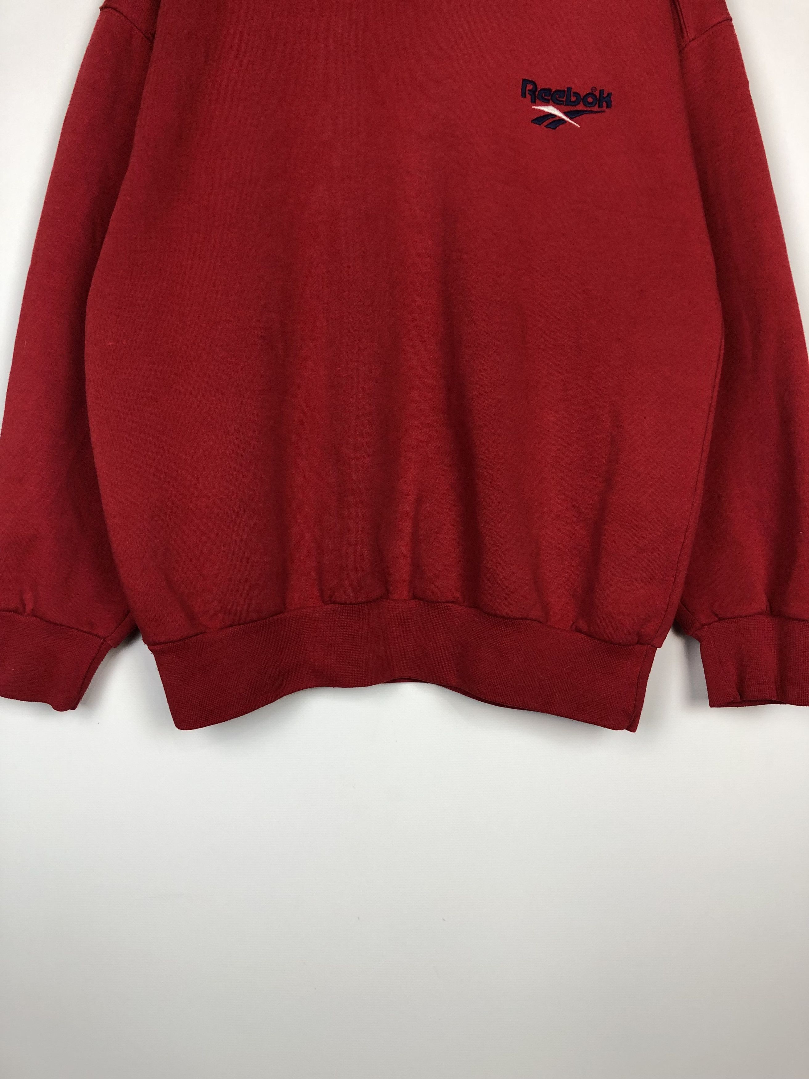 Reebok Reebok Vintage Sweathsirt Crewneck Logo Red size S Size US S / EU 44-46 / 1 - 3 Thumbnail