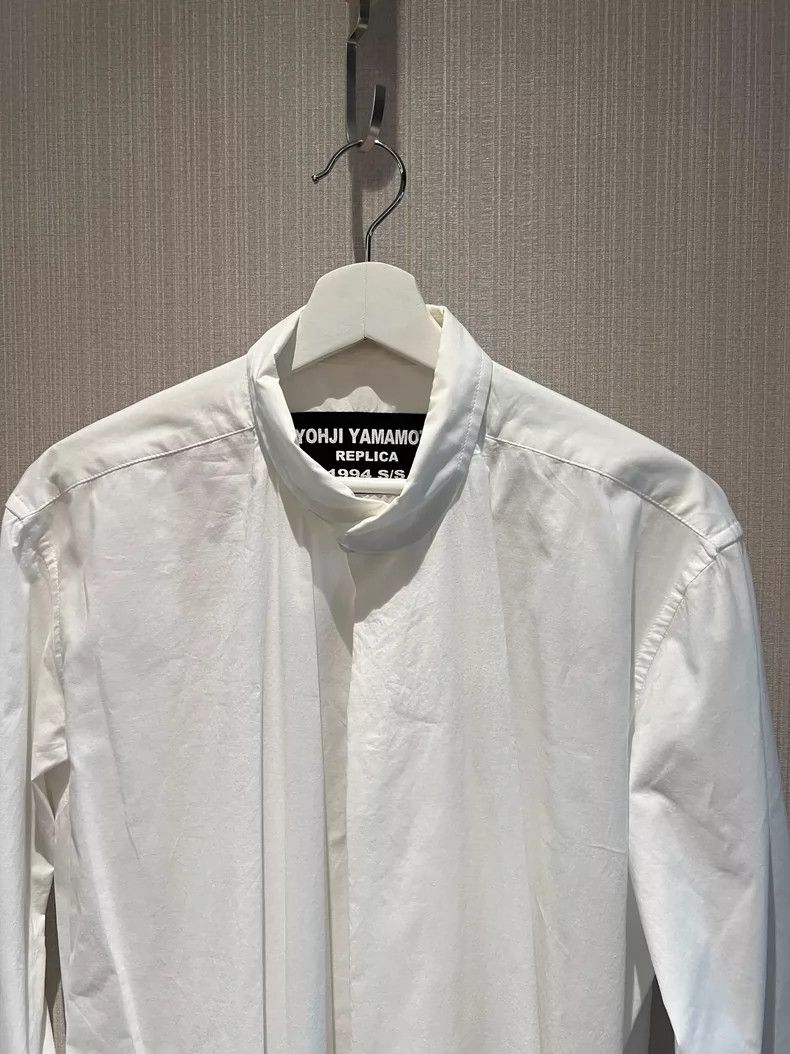 Yohji Yamamoto Yohji Yamamoto 94ss White Shirt Size US L / EU 52-54 / 3 - 4 Thumbnail