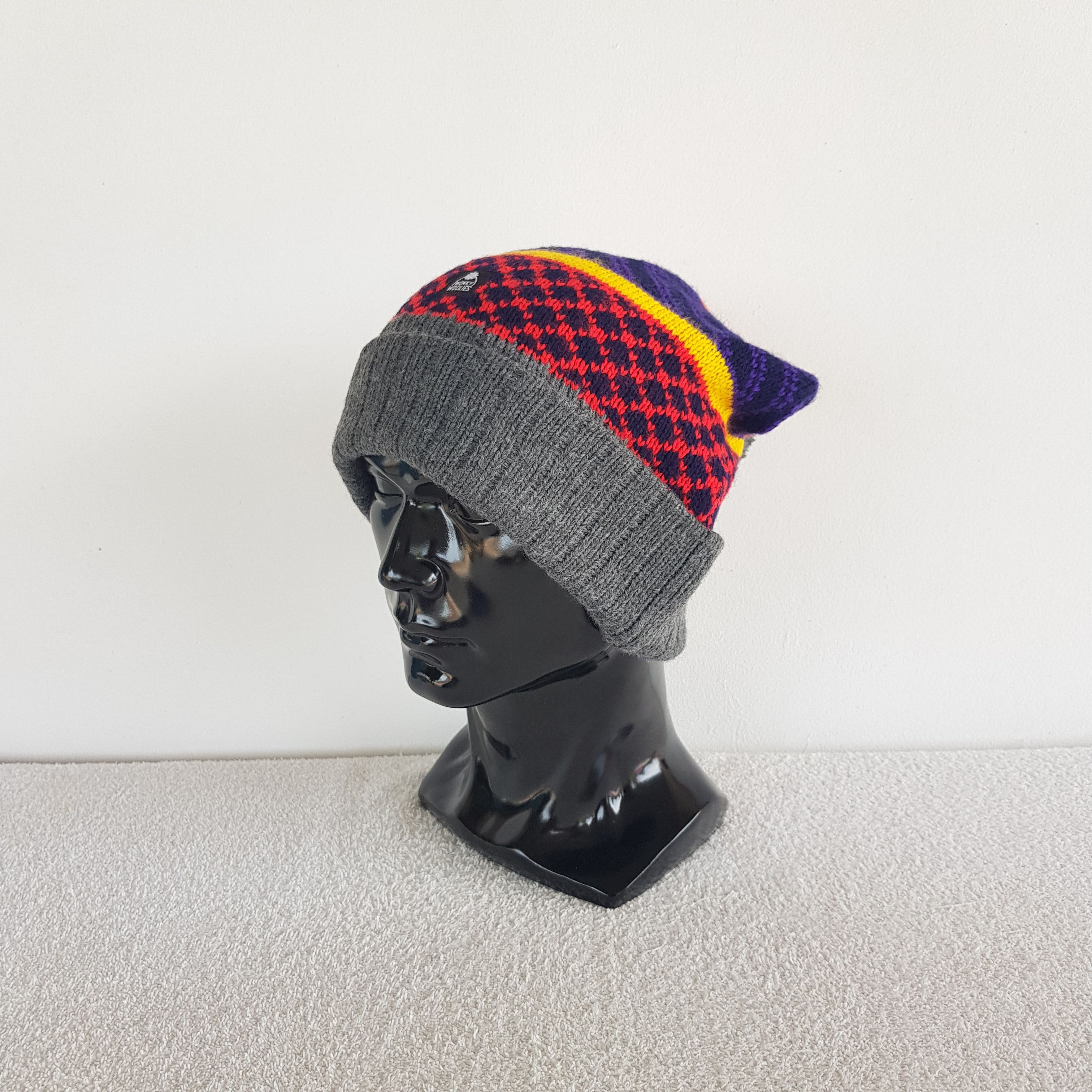 Japanese Brand NWT Vintage Freak Store Beanie Wonky Woolies Knit Caps Hats Size ONE SIZE - 2 Thumbnail