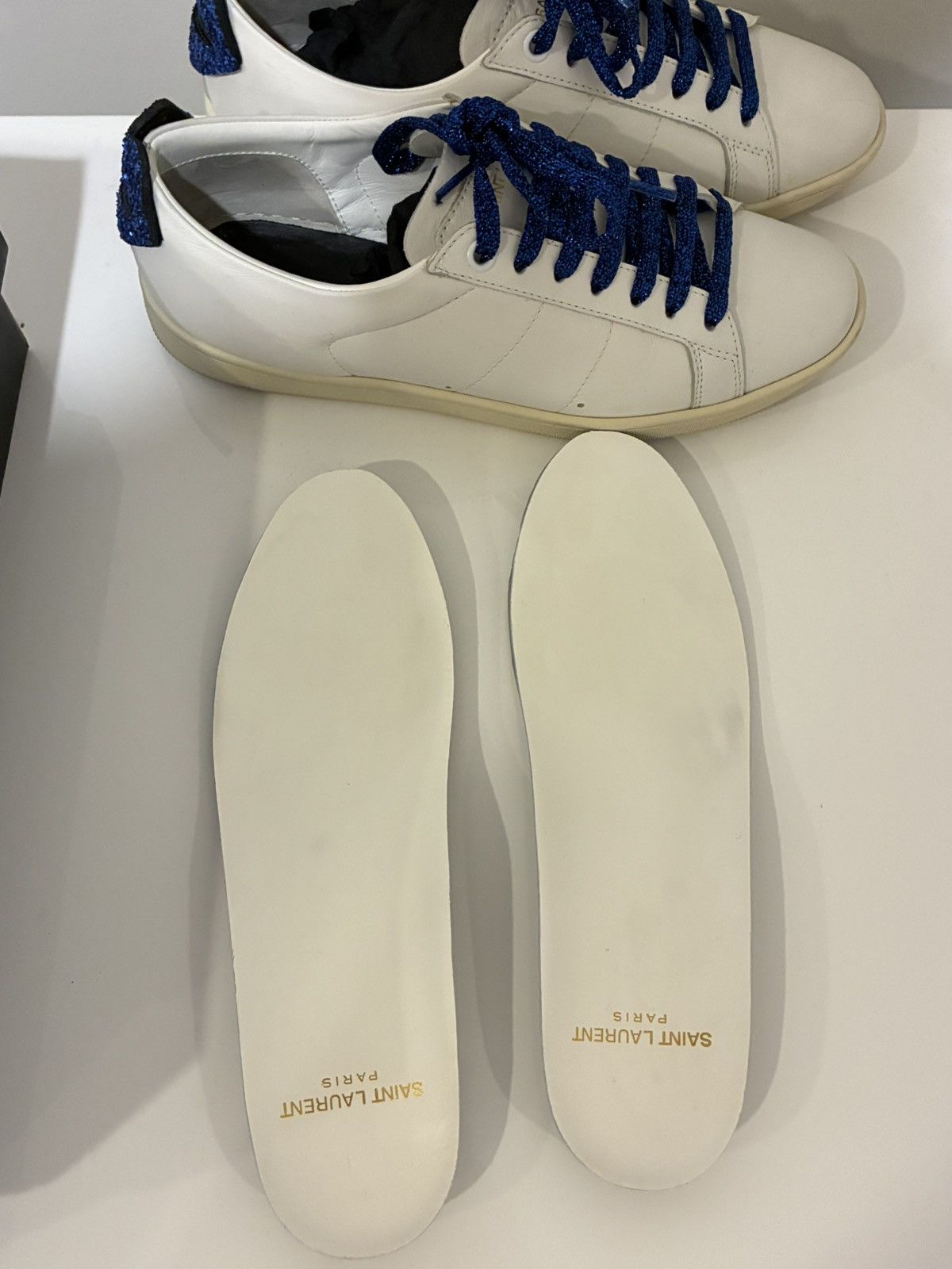 Saint Laurent Paris Glitter lips court classic 35.5 Size US 5.5 / IT 35.5 - 10 Thumbnail