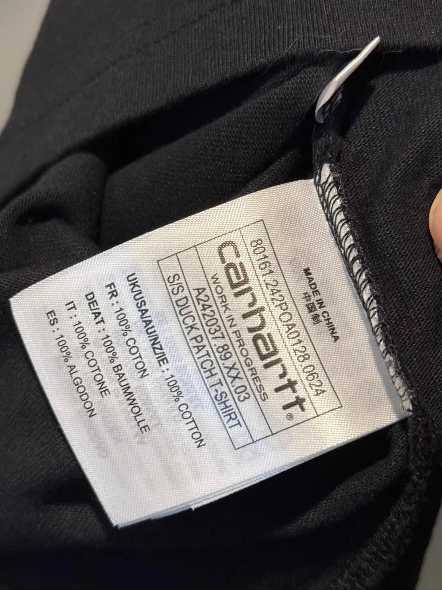 Carhartt Wip Carhartt WIP Duck Embroidered Short Sleeve T‑shirt Ｑ20 Size US XL / EU 56 / 4 - 5 Thumbnail