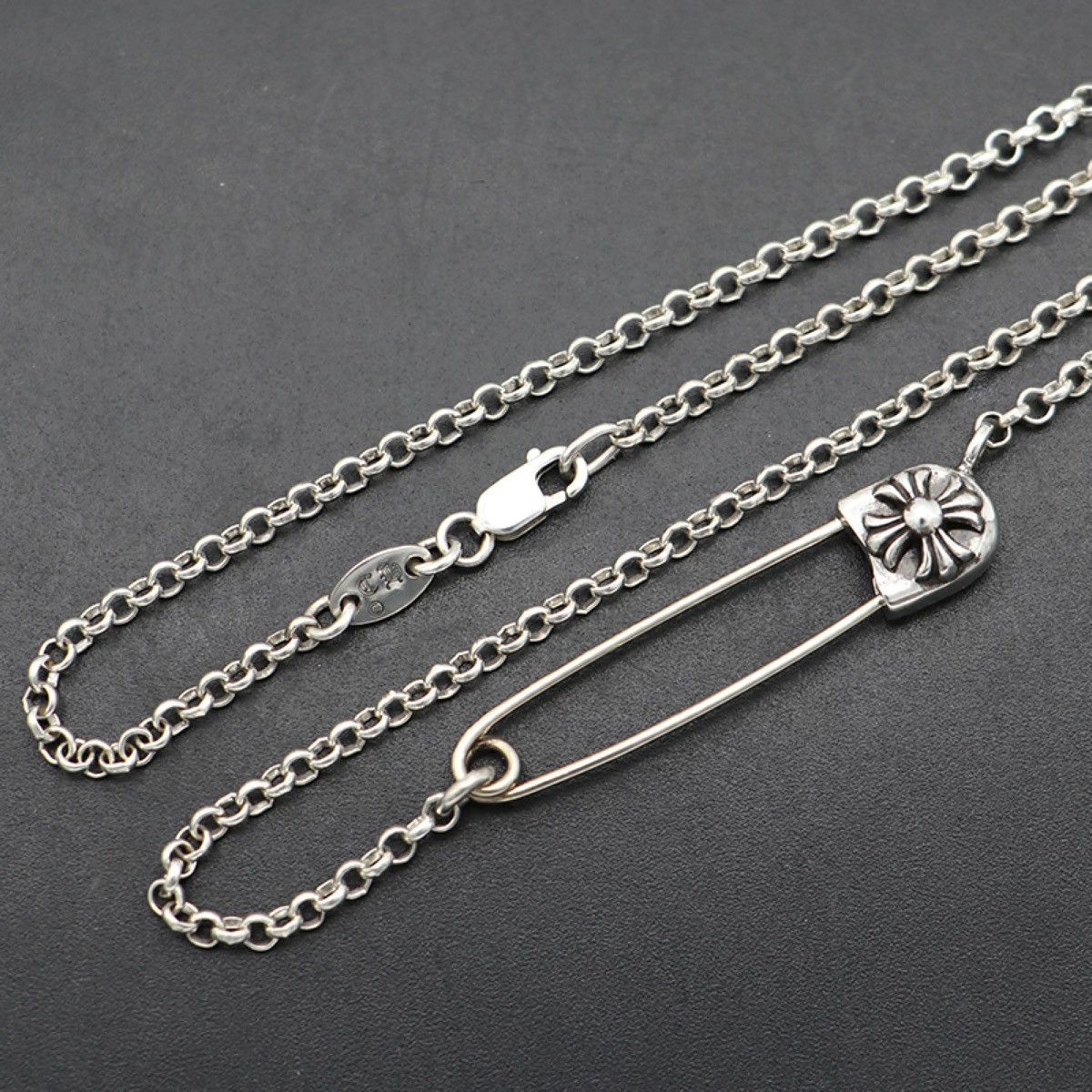Chrome Hearts 16inch Chrome Hearts CHAIN SAFETY PIN CH Plus ROLL CHAIN Size ONE SIZE - 1 Thumbnail
