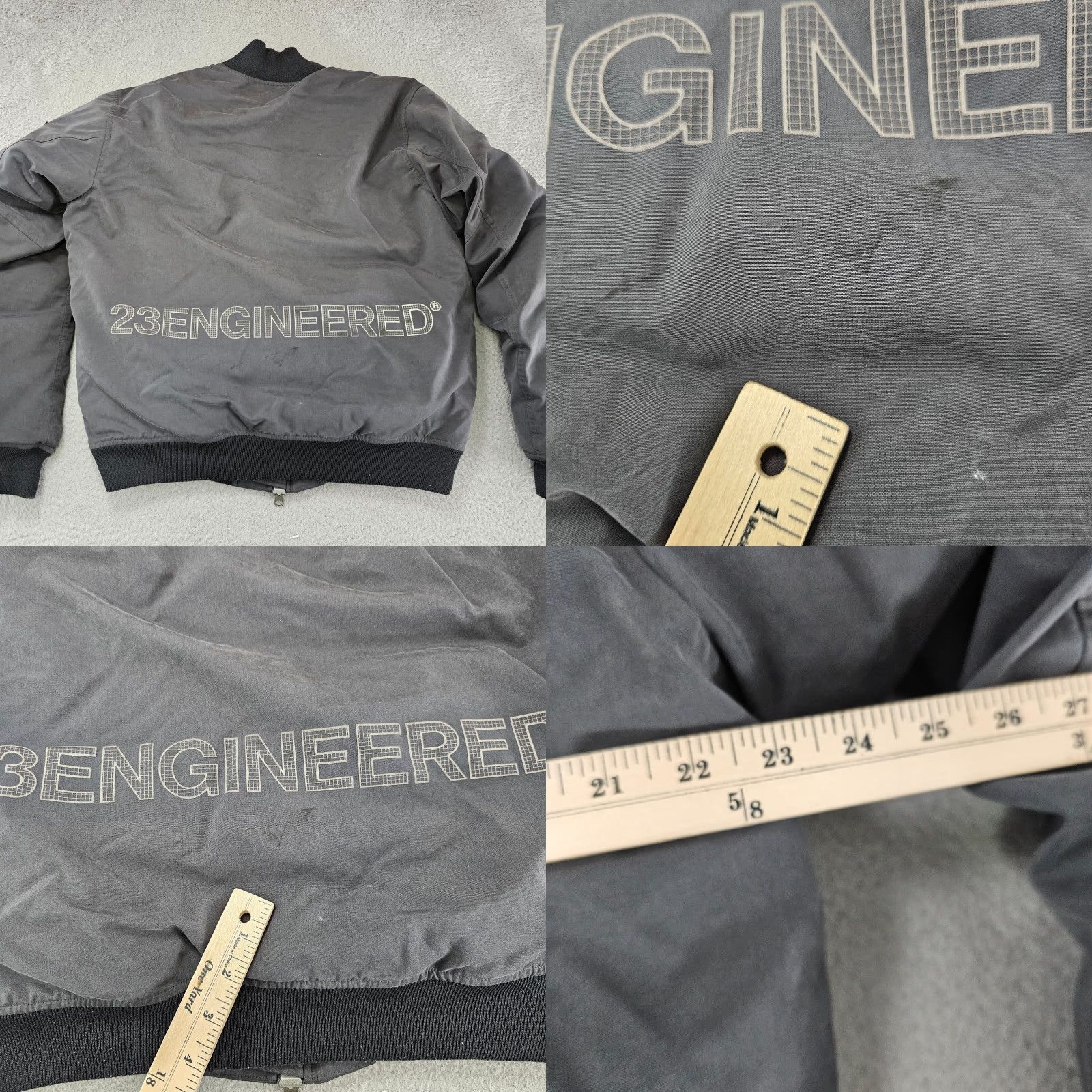 Jordan Brand Jordan Jacket Mens Small Off Noir Black Infrared Engineered MA-1 Puffer Down Size US S / EU 44-46 / 1 - 9 Thumbnail