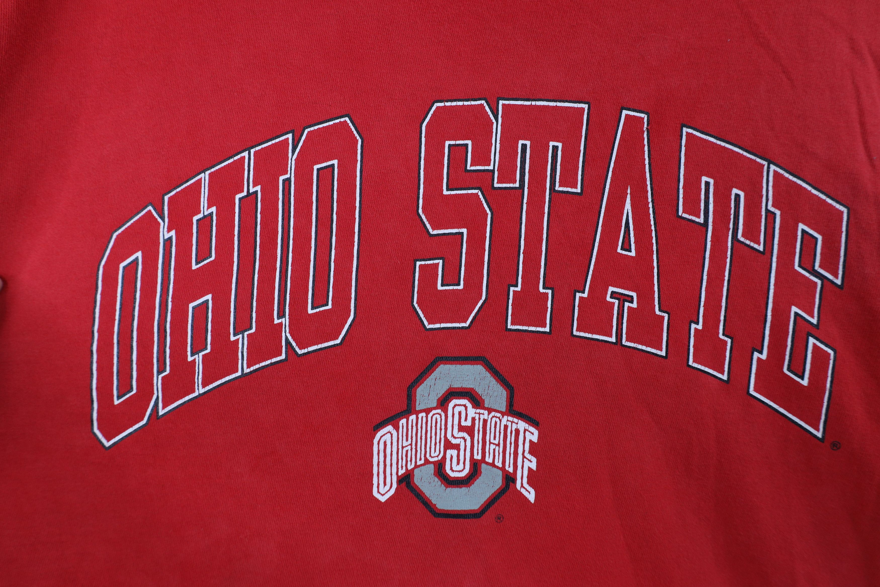 Starter Vintage 90s Starter Ohio State University Football T-Shirt Size US XL / EU 56 / 4 - 11 Thumbnail