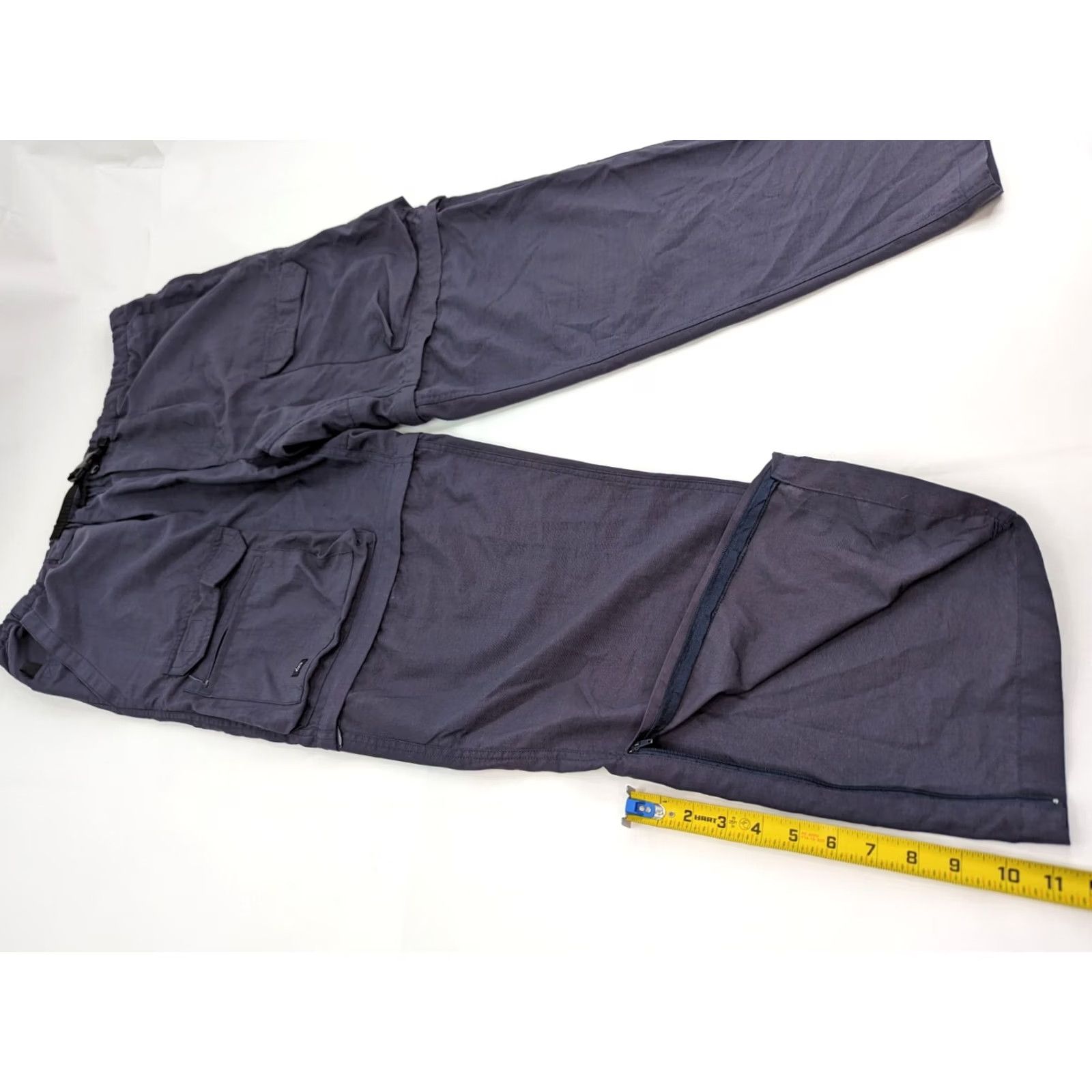 Vintage VTG Outersport Cargo Pants / Shorts 2XL Blue Men 40x31 5-Pocket Convertible Wide-Leg 90s Style Cargo (Adult) Mens Size US 39 - 5 Thumbnail