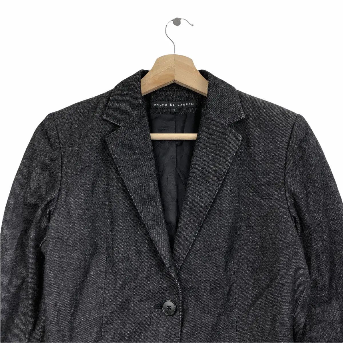 Polo Ralph Lauren Vtg POLO RALPH LAUREN 2 Button Cotton Blazer Sport Coat Suit Size M / US 6-8 / IT 42-44 - 3 Thumbnail